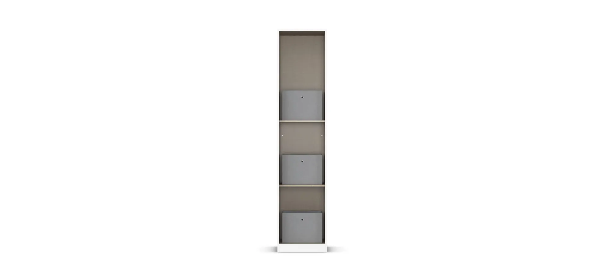 Wäscheschrank RHONDA- B ca. 47 cm, Weiß