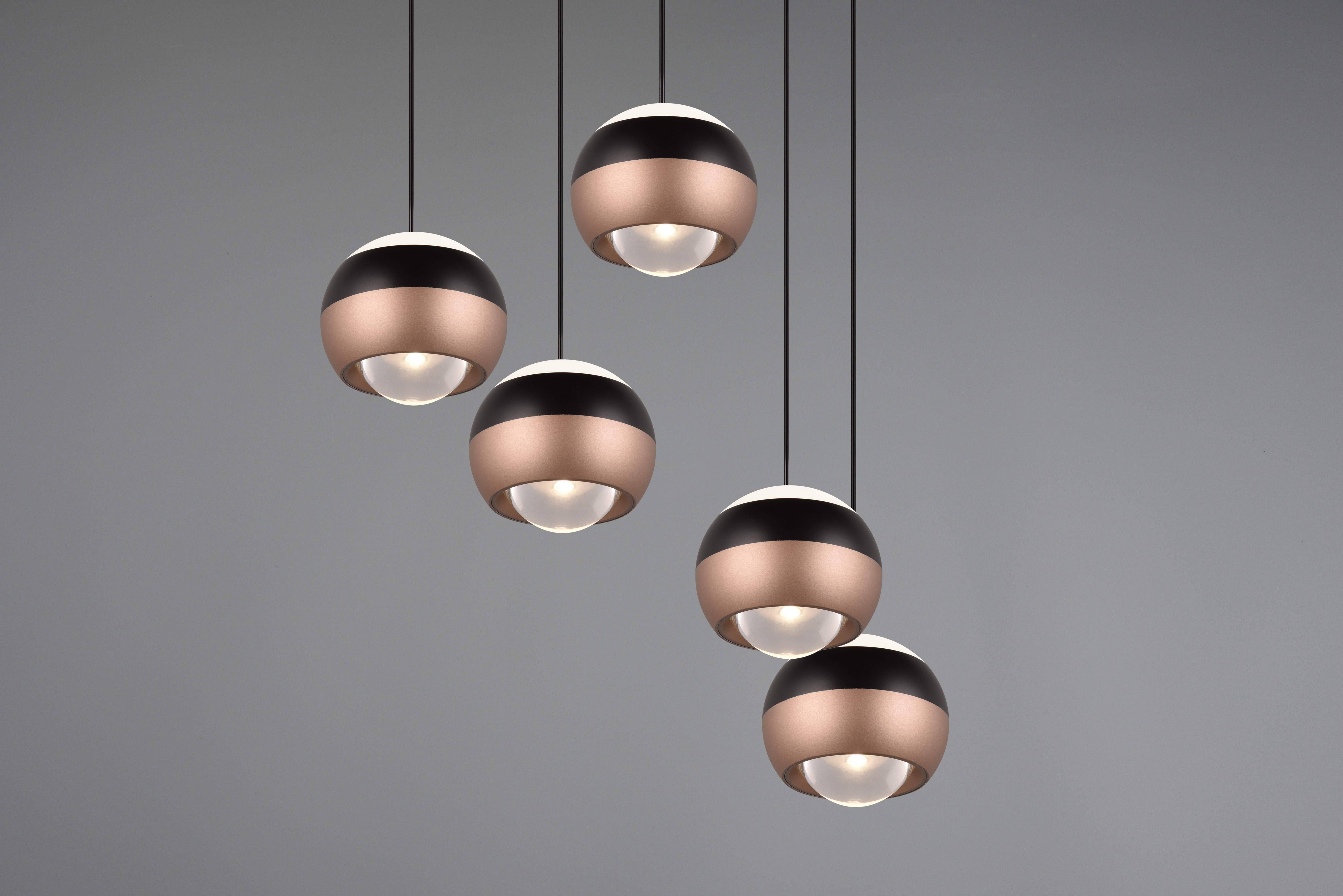 Pendelleuchte Orbit - 5-flg., LED, ca. Ø 30 cm, Höhe ca. 200cm