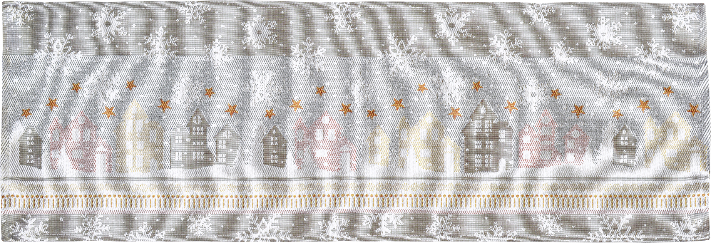 Tischläufer Winter Lights - 32x96cm, rose/taupe