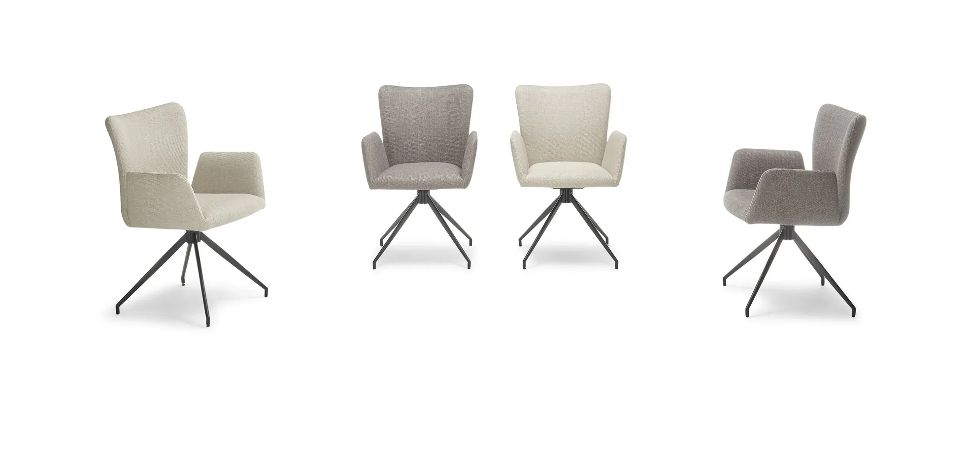 Vierfußstuhl mit Armlehne - Ayla