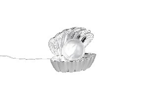 Tischleuchte Shelly - Kunststoff, chrom, 17,5x12,5x14,5cm