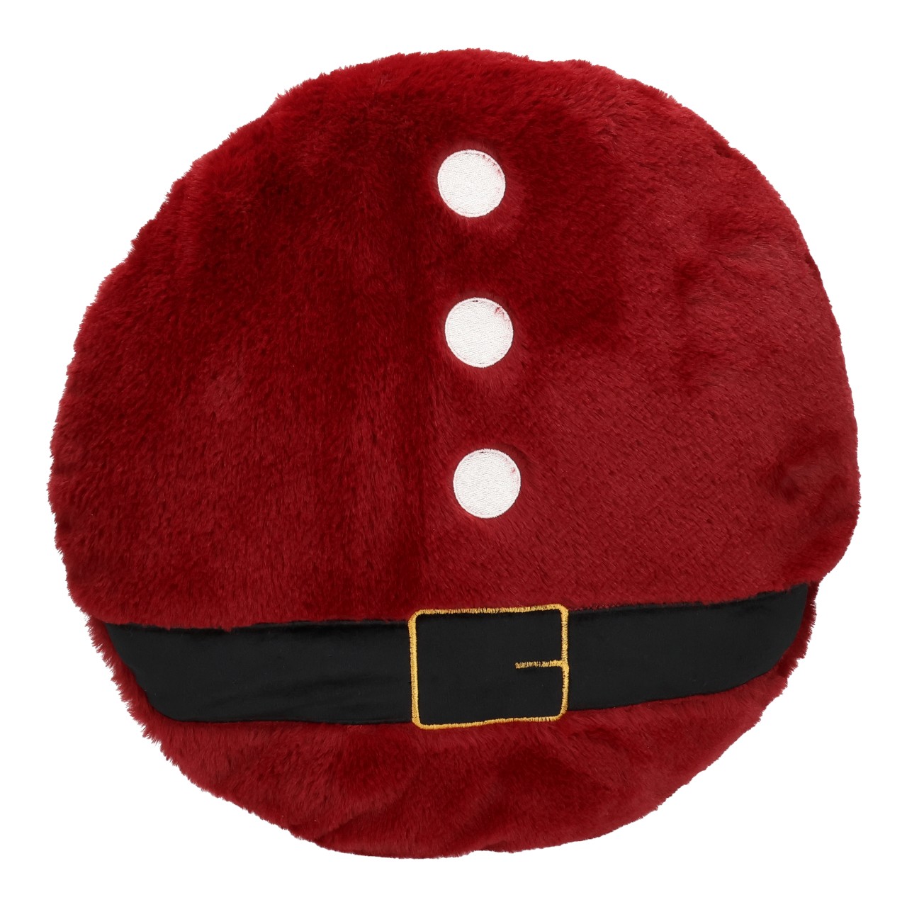 Kissen Weihnachtsmann Polyester Rot - ca. 32x32x10cm