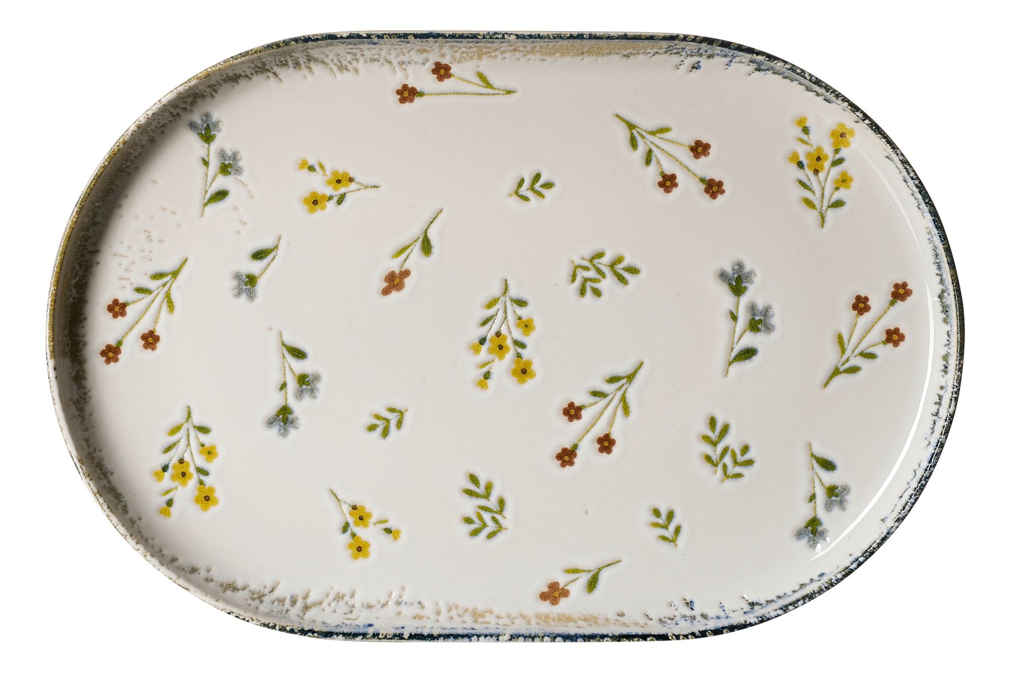 Platte oval Viola - ca. 30x20cm