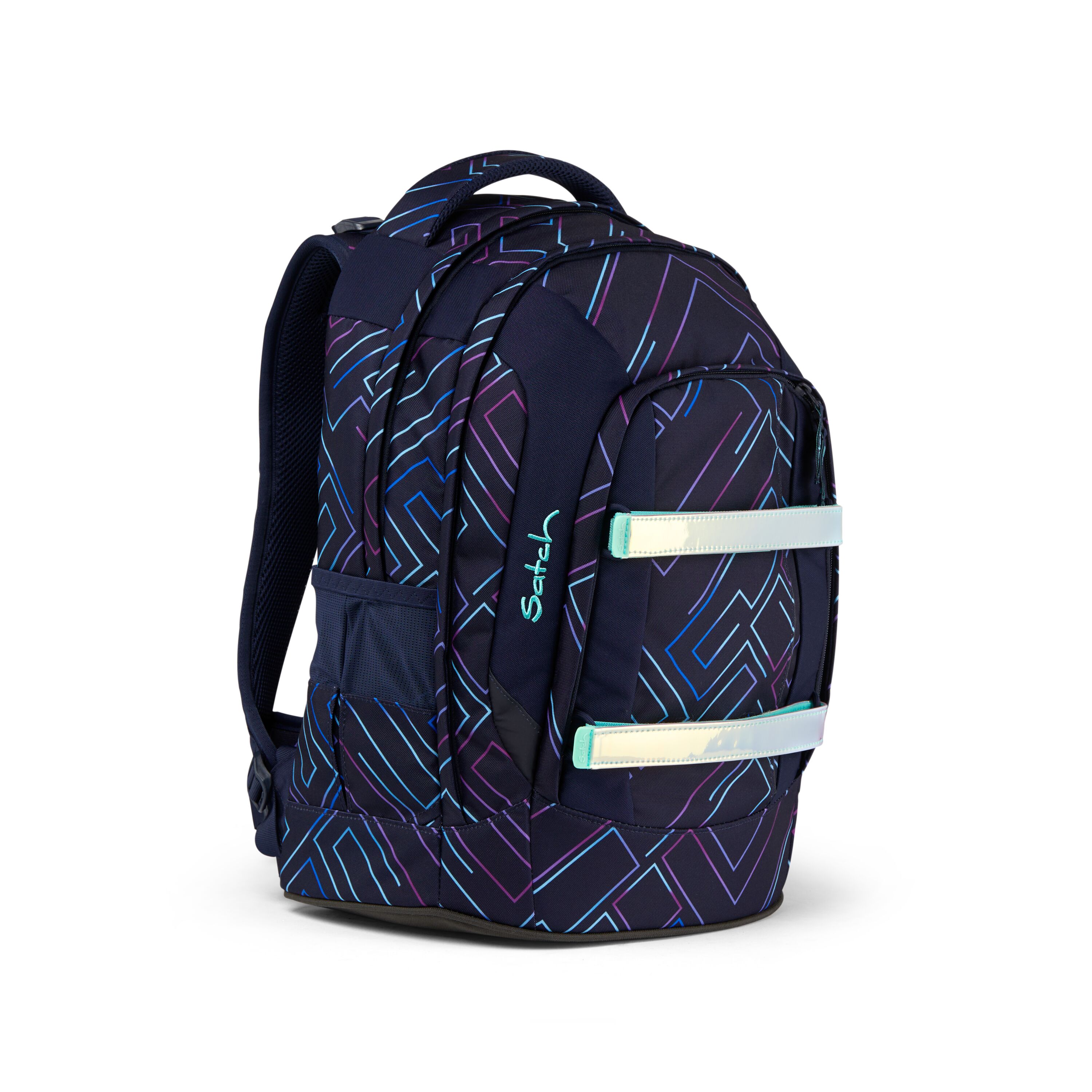 Schulrucksack Purple Laser - dunkelblau