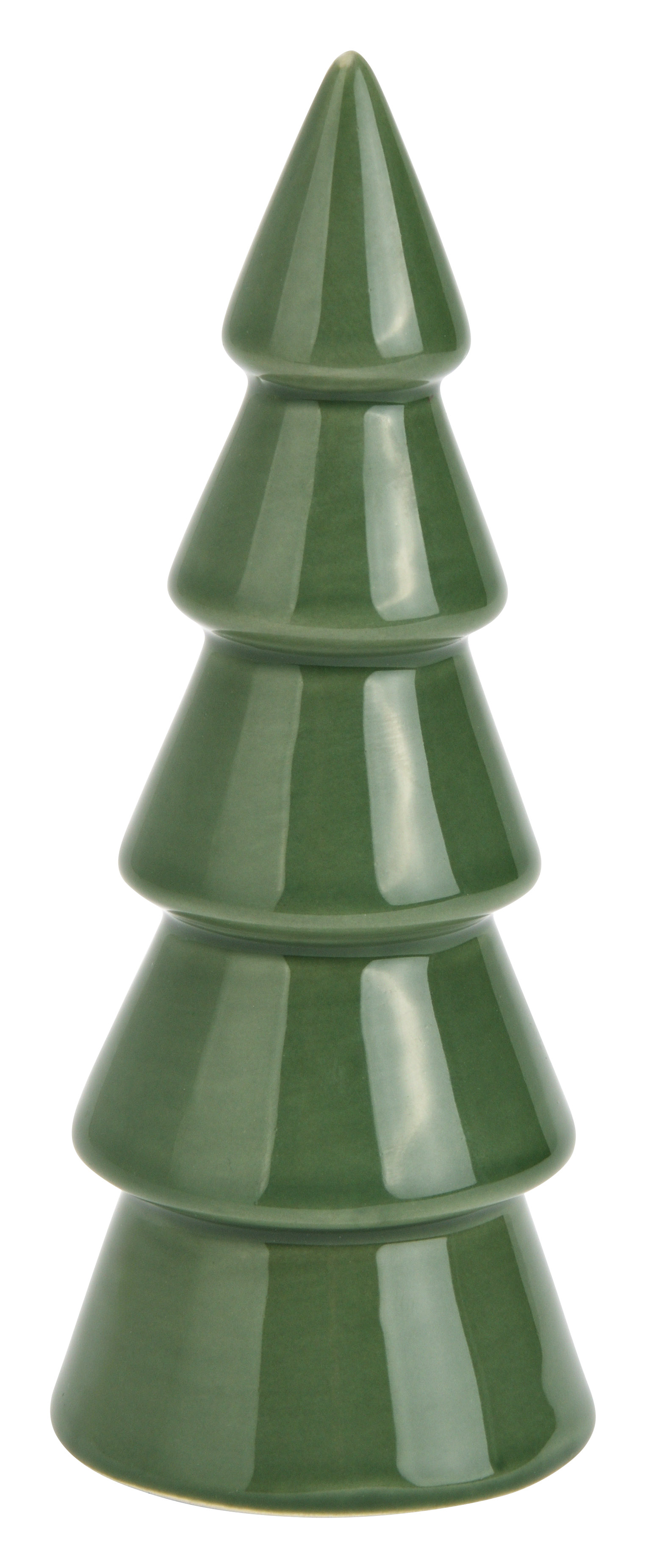 Deko-Tannenbaum, Grün, ca. Ø6x16cm - Keramik