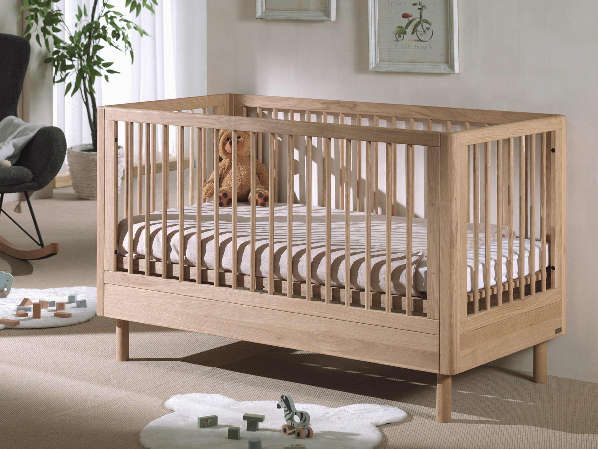 Babybett 70x140 - Forrest Oak