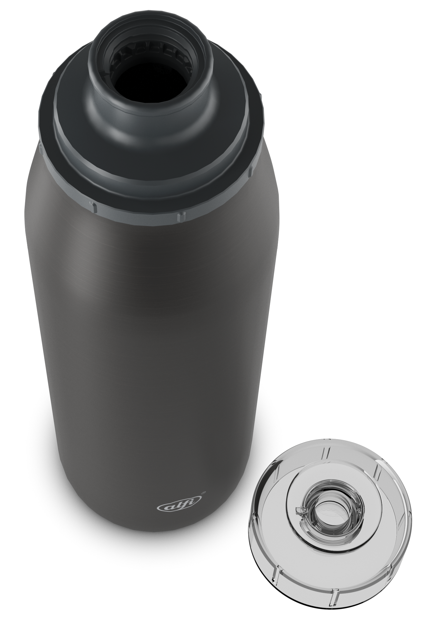 Isolier-Trinkbecher, cal 0,5l, scwarz - ISO BOTTLE