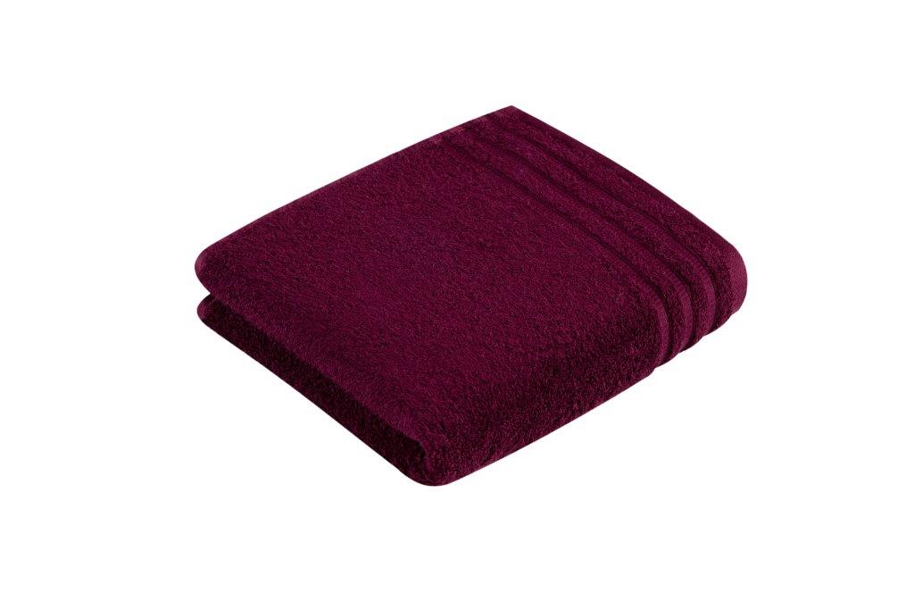 Handtuch Natural Glamour - grape (dunkle Pflaume), ca. 50x100cm