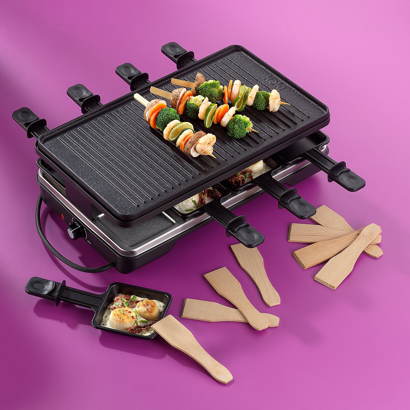 Raclette Geneva - für 8 Personen
