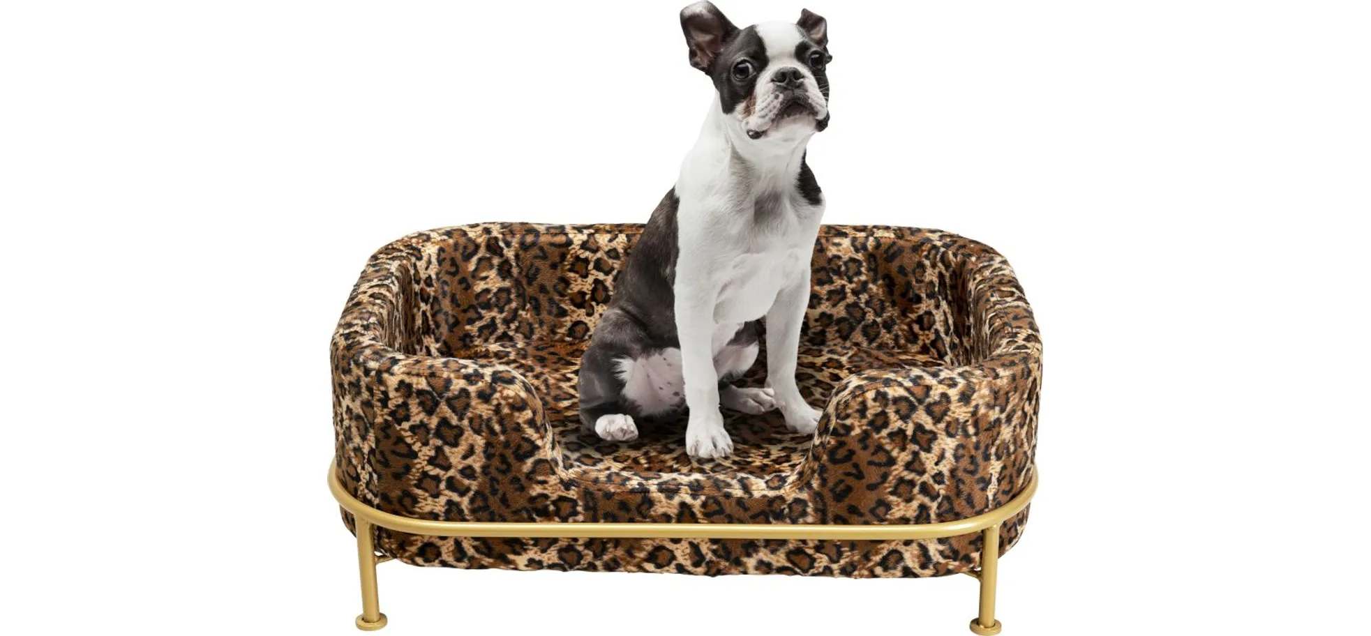 Hund/Katzenbett - BHT ca. 24,5x63x44 cm, Leomuster