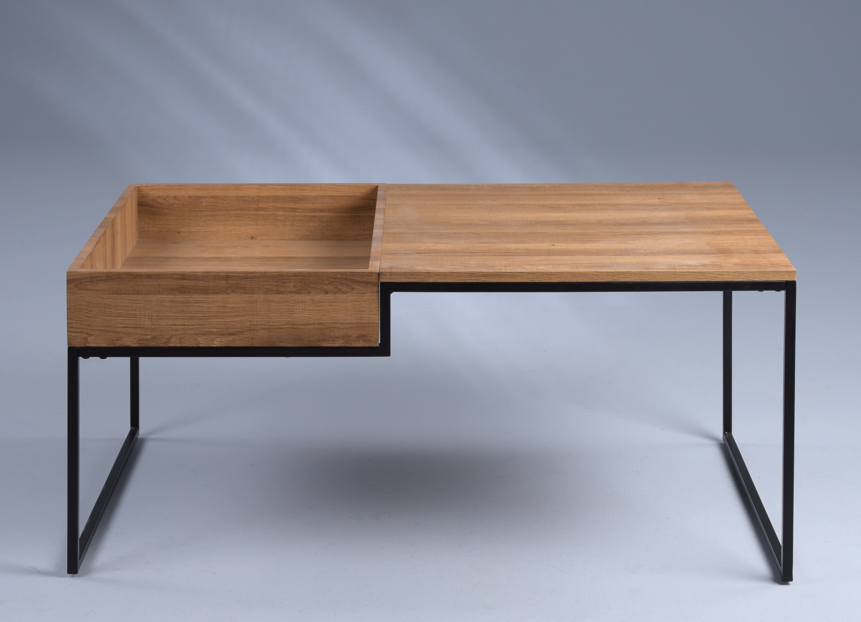 Couchtisch, MDF Dekor Eiche, 101cm breit - Marcy