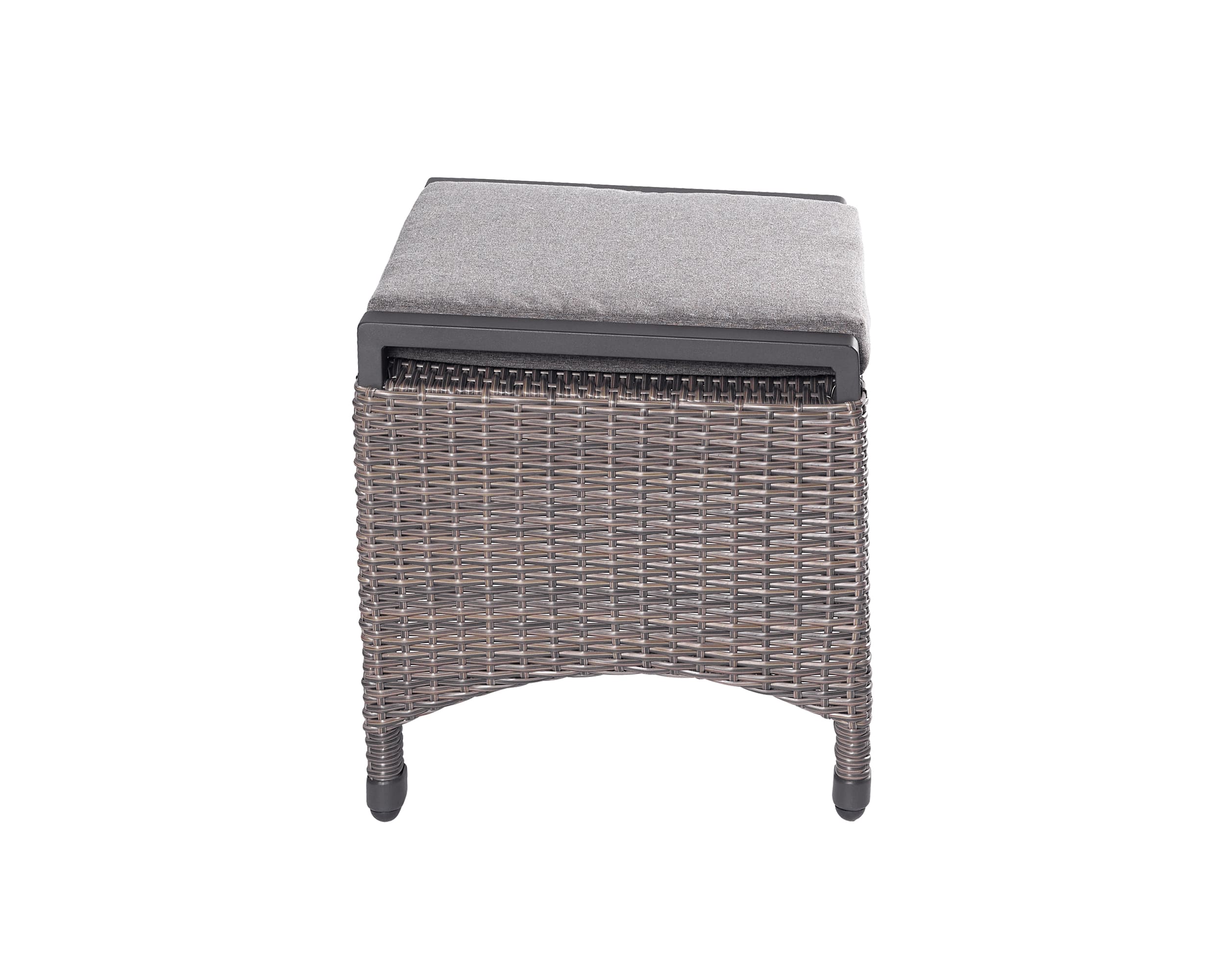 Dining Hocker, Omega braun Geflecht - Komido