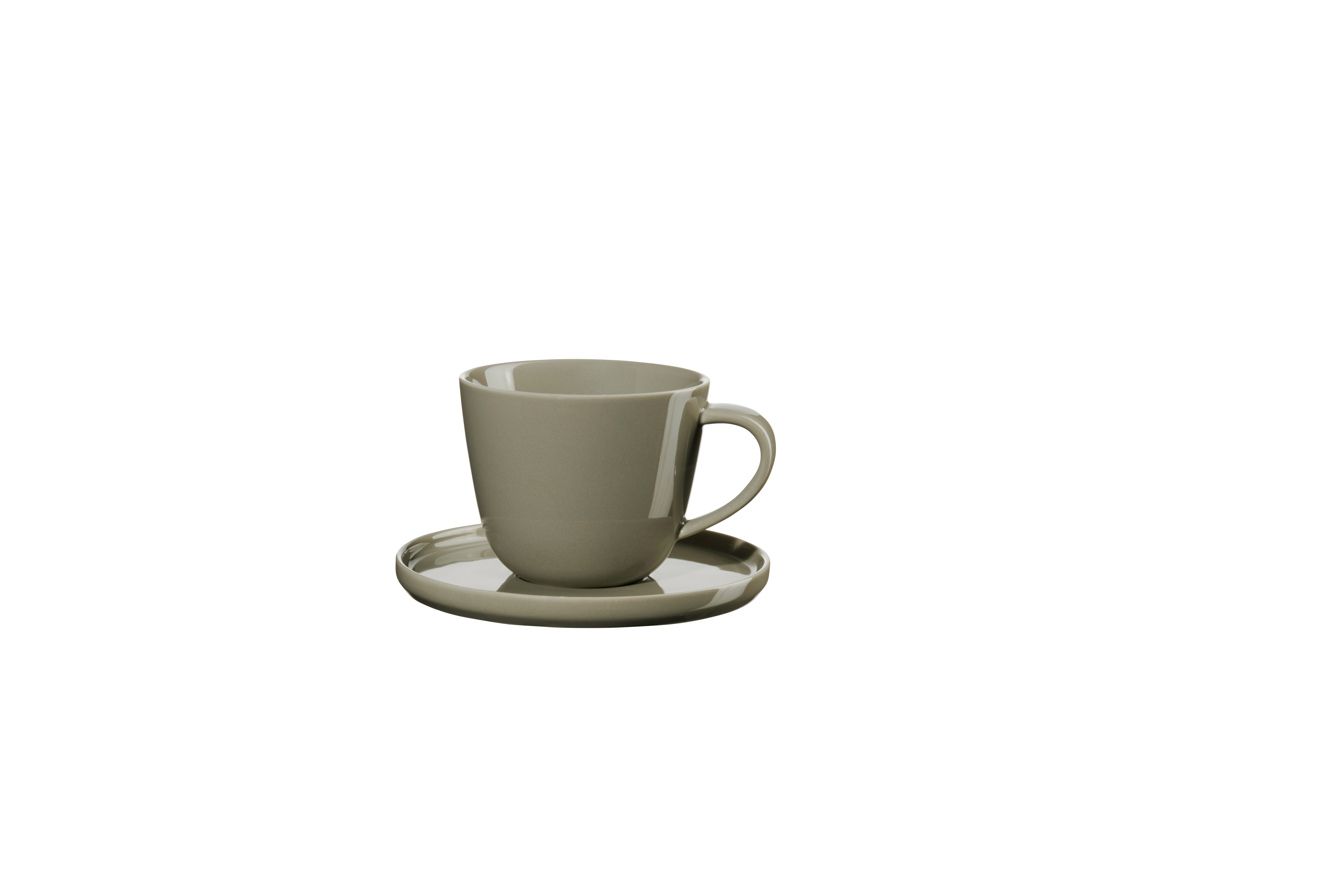 ASA Coppa Kaffeetasse mit Unterteller, shiso - ca.  0,25l