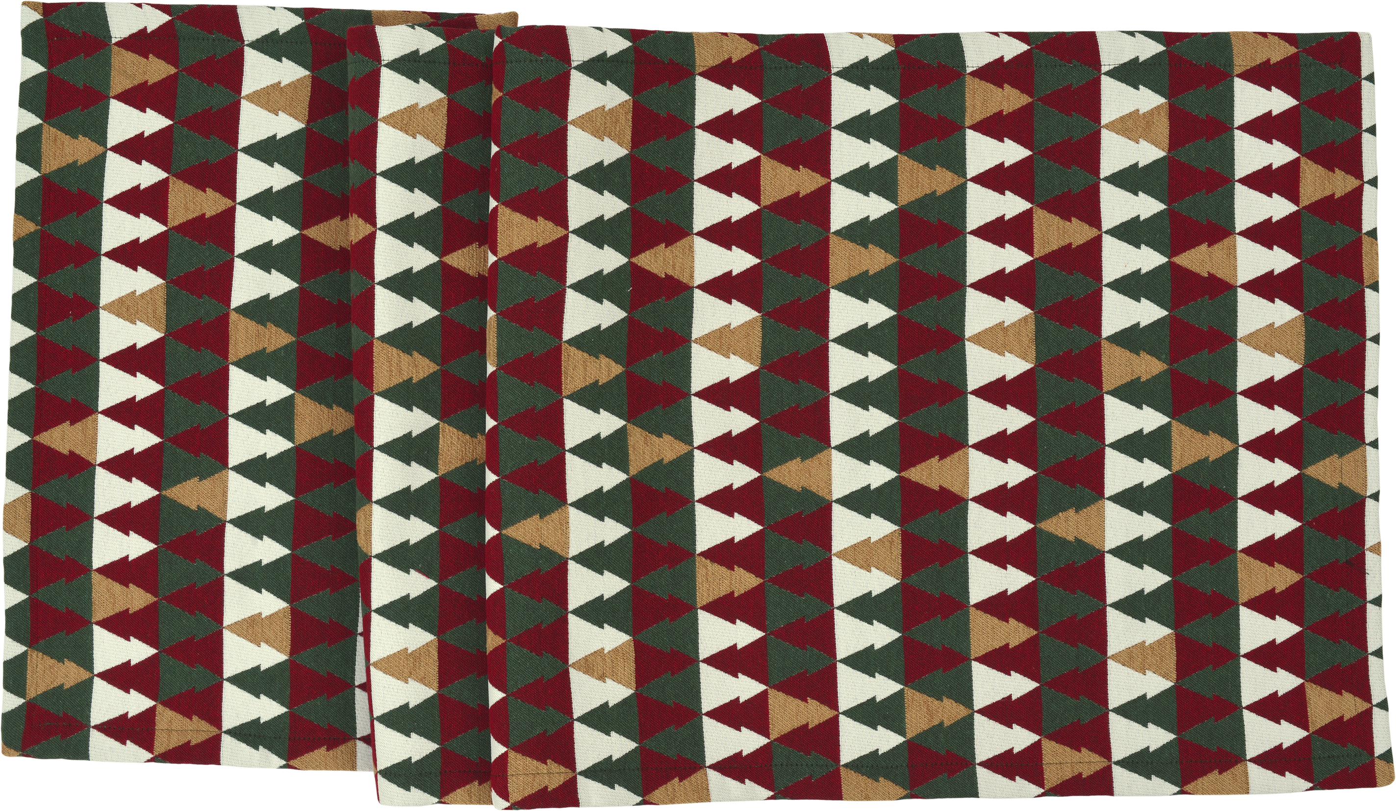 Tischläufer Jultree - 50x140cm, red/green