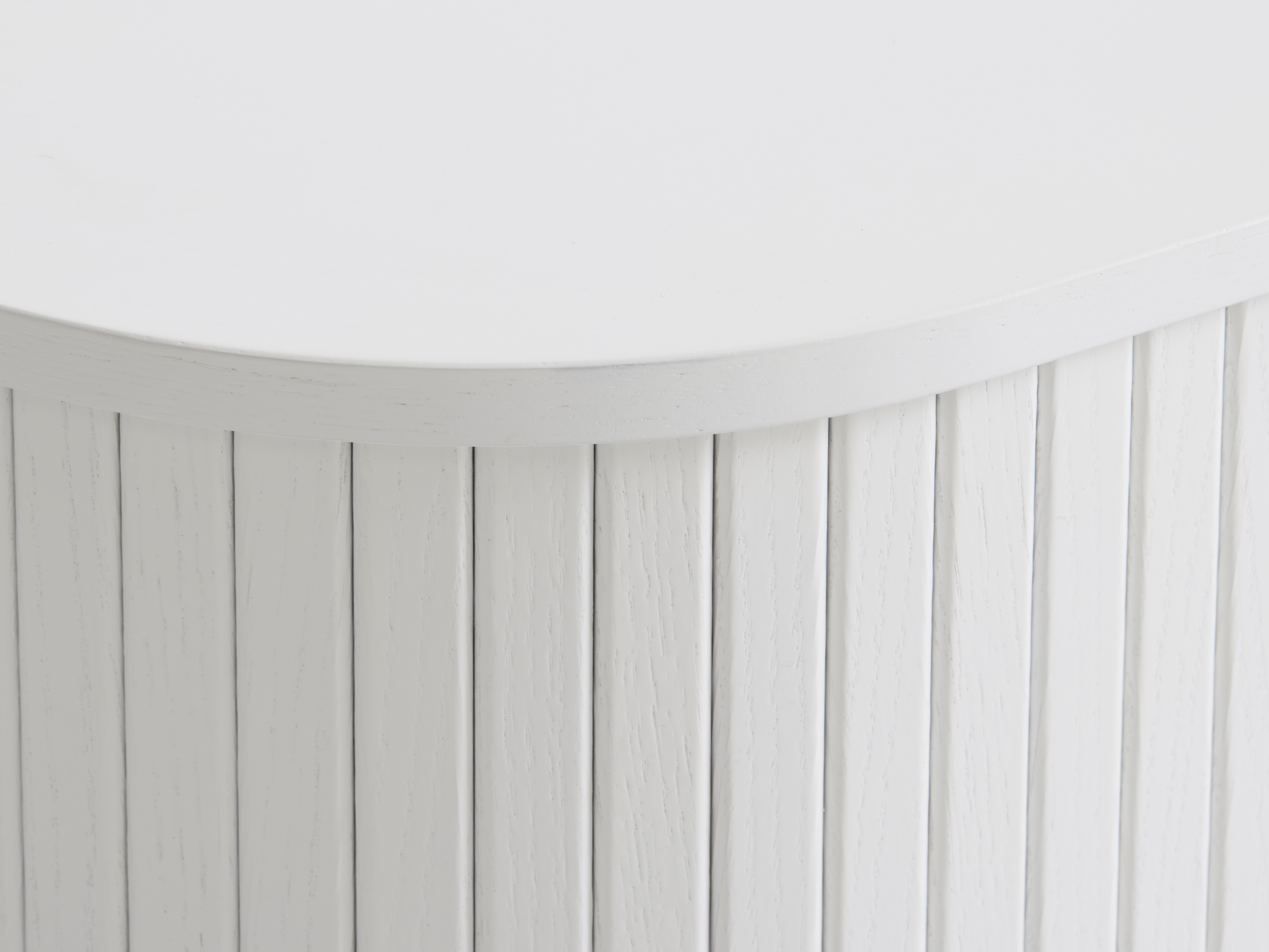 Sideboard, Weiß, 2 Lamellenschiebetüren - Uriel