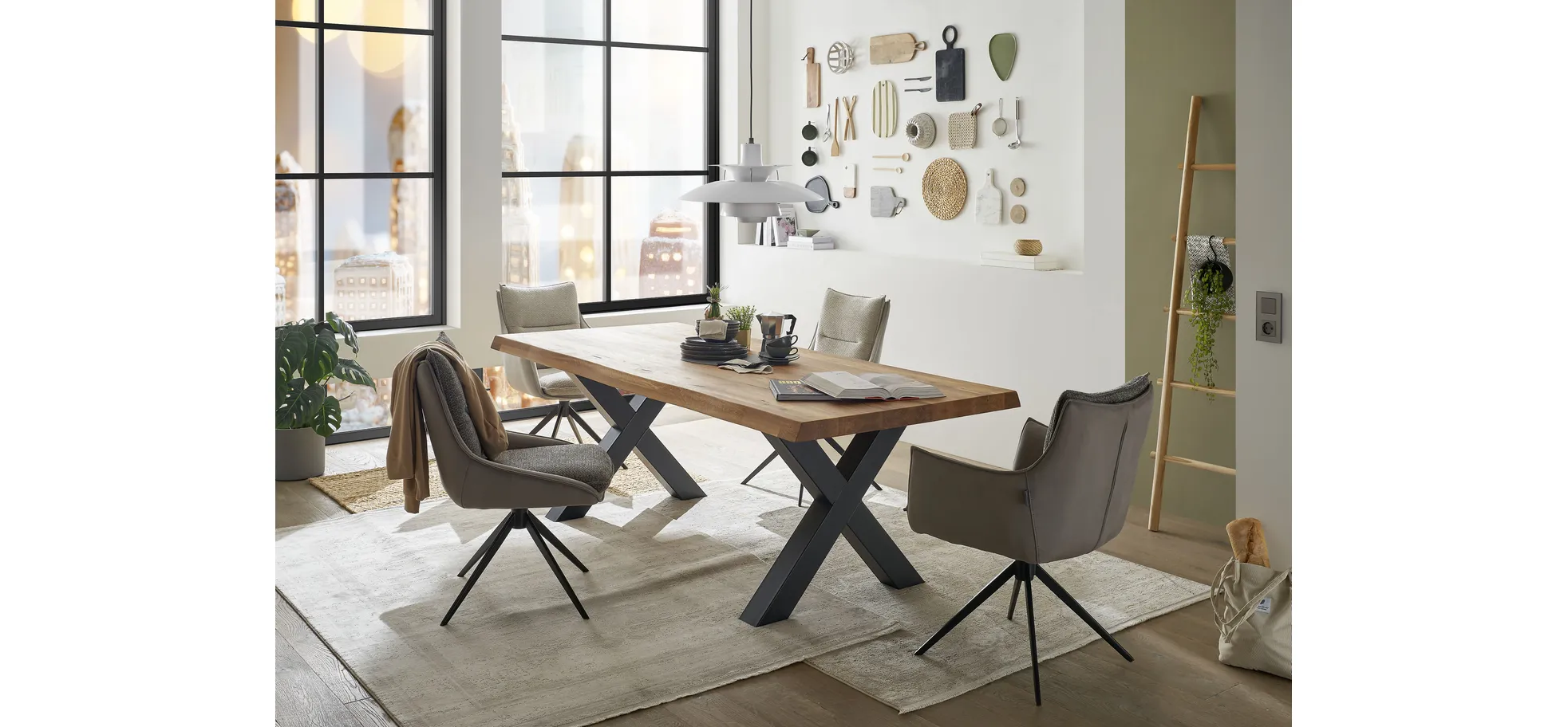 Stuhl, drehbar 360° autoreturn - Mandy