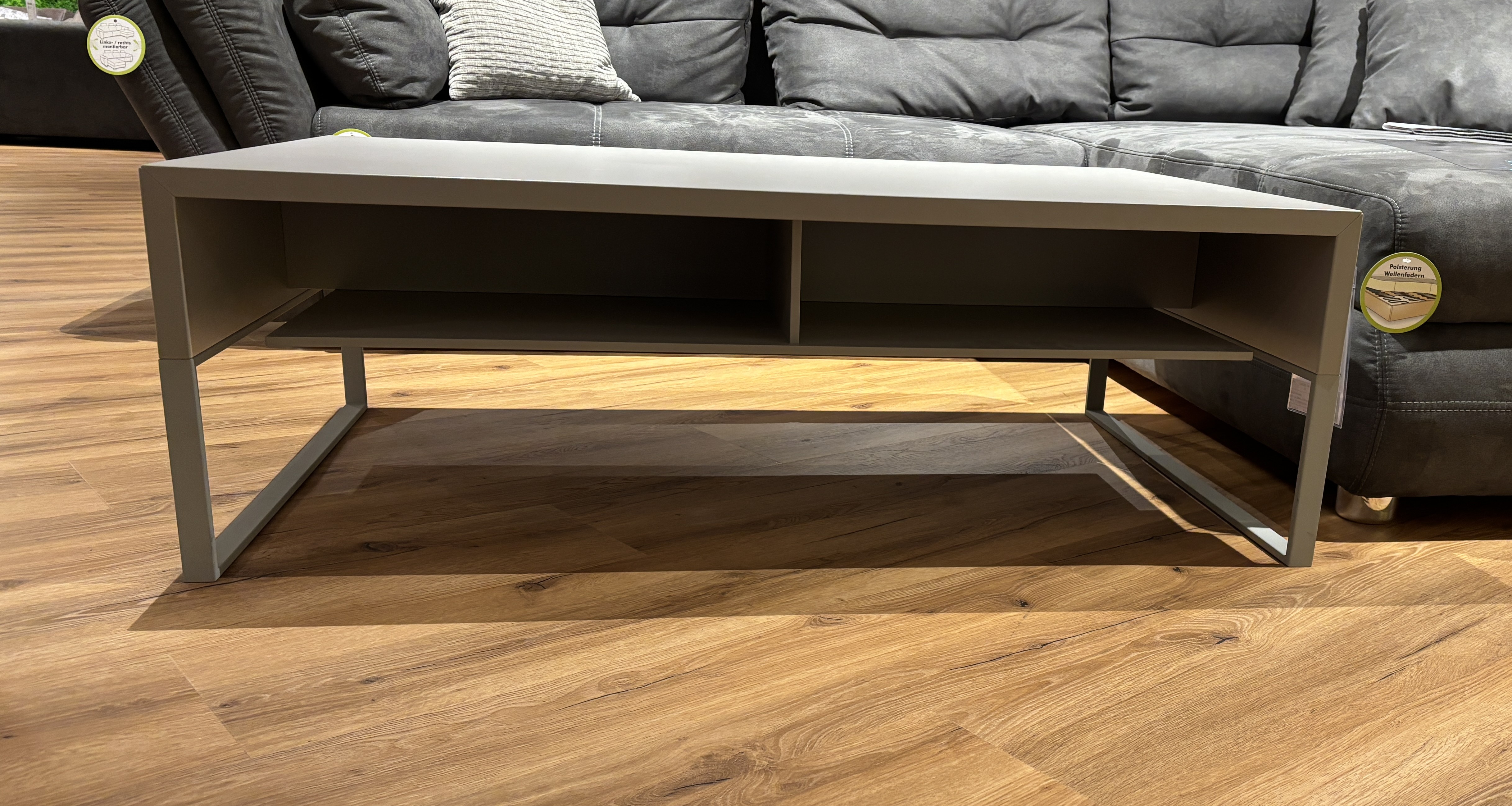 Couchtisch, Lack Platingrau - 4450