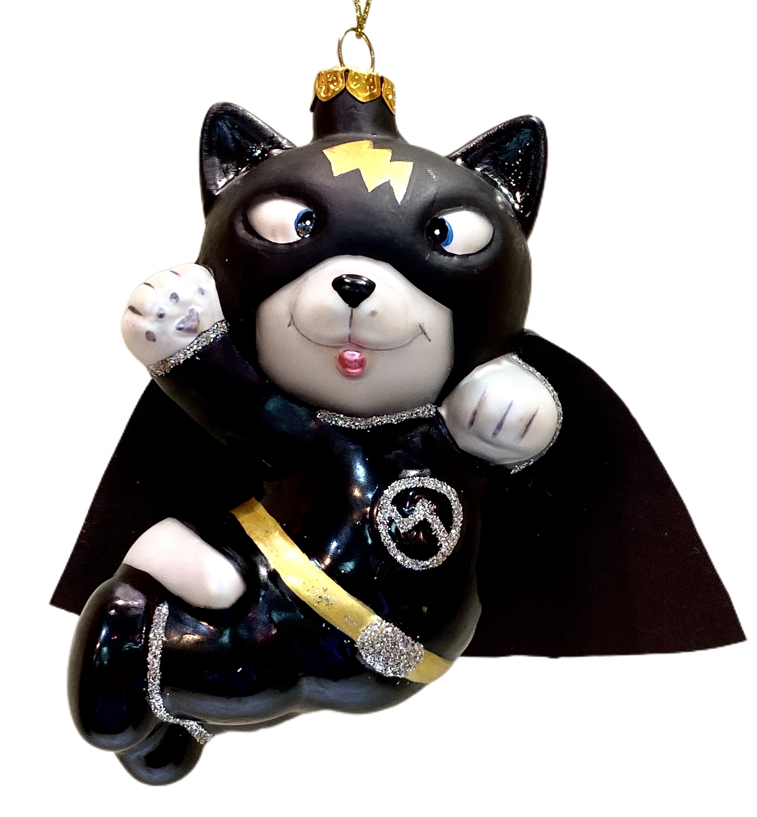 Weihnachtsbaumkugel Batdog - ca. 12cm