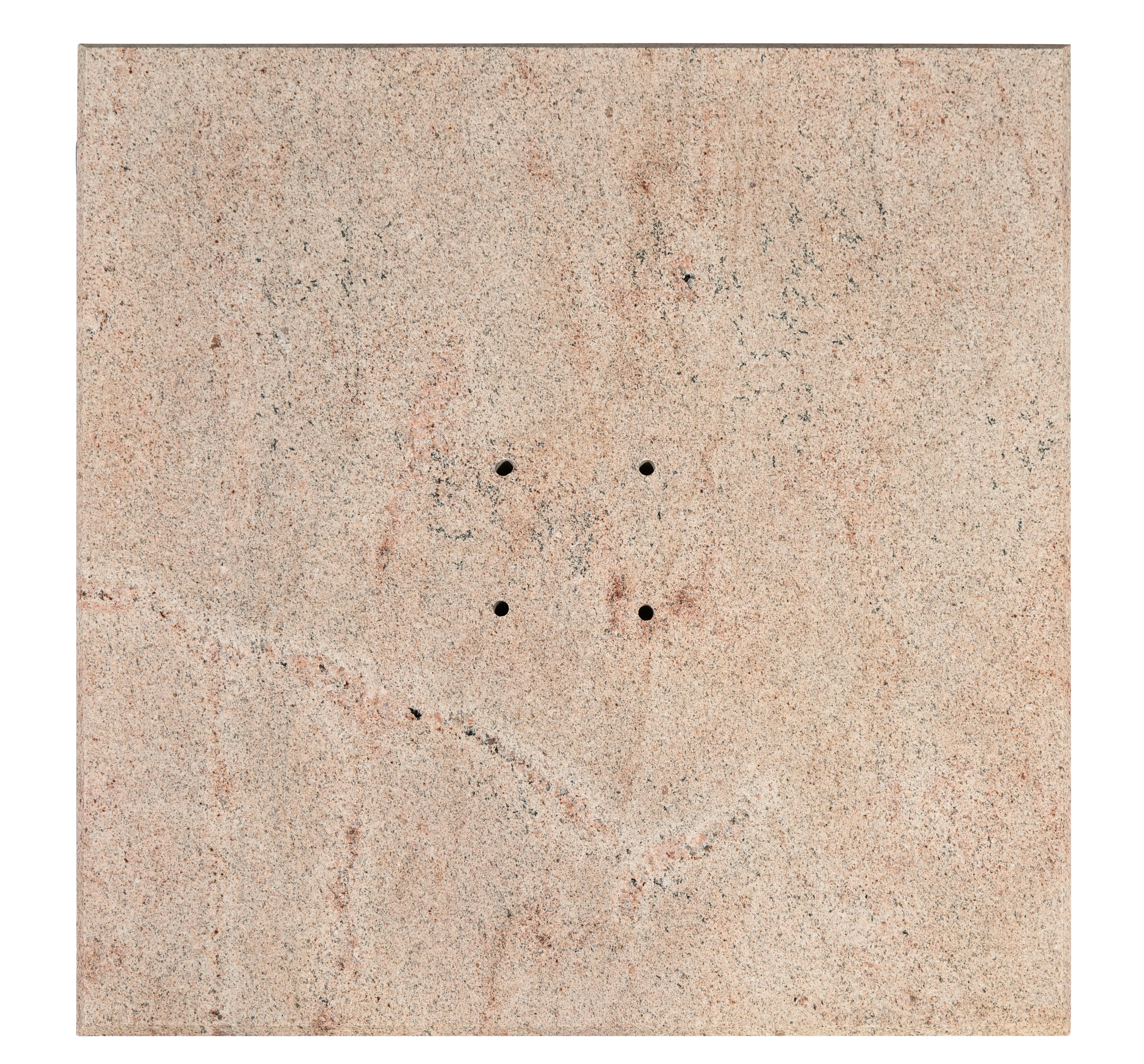 Schirmständer, 120 kg, Granit beige - Venezia round egde 120 kg