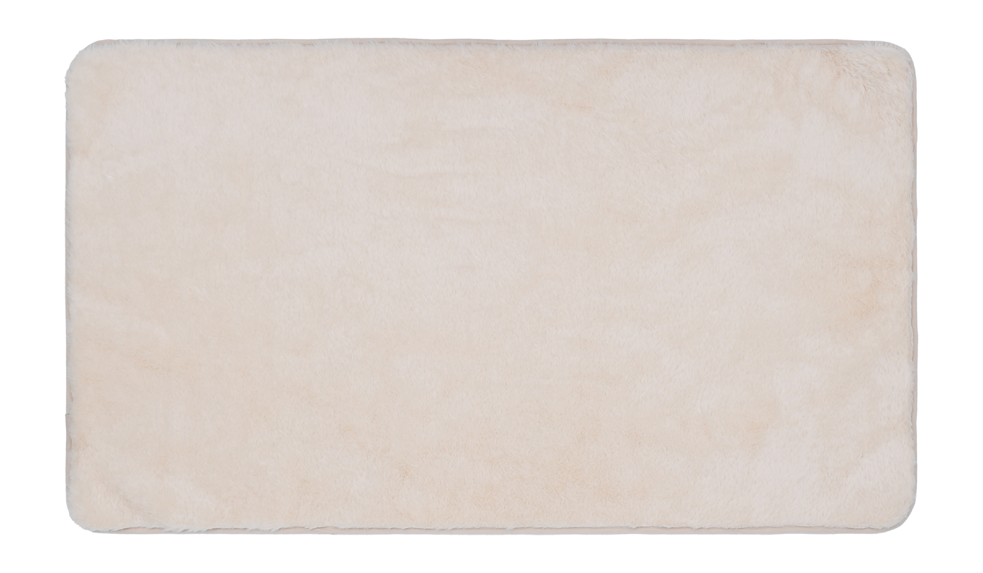 Badteppich Sable, creme - BL ca. 60x90 cm
