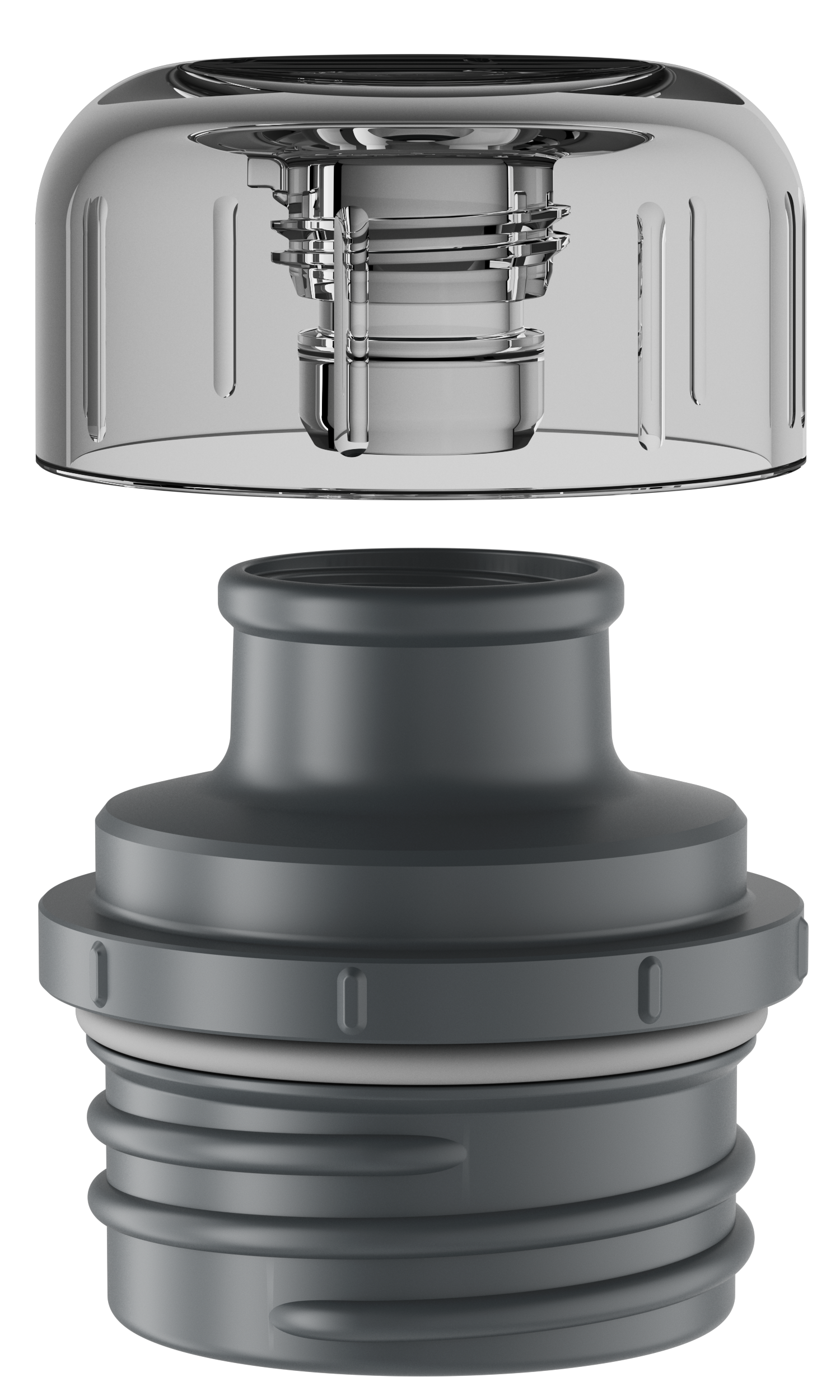 Isolier-Trinkbecher, ca. 0,5l, Edelstahl poliert - ISO BOTTLE