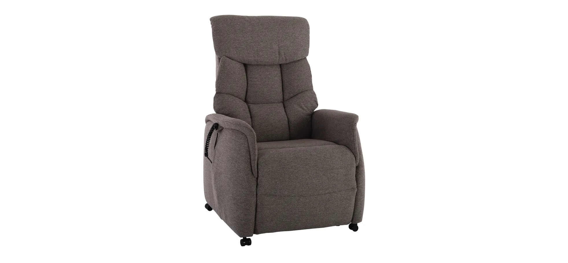 Fernsehsessel, Stoff braun/beige - Marlo
