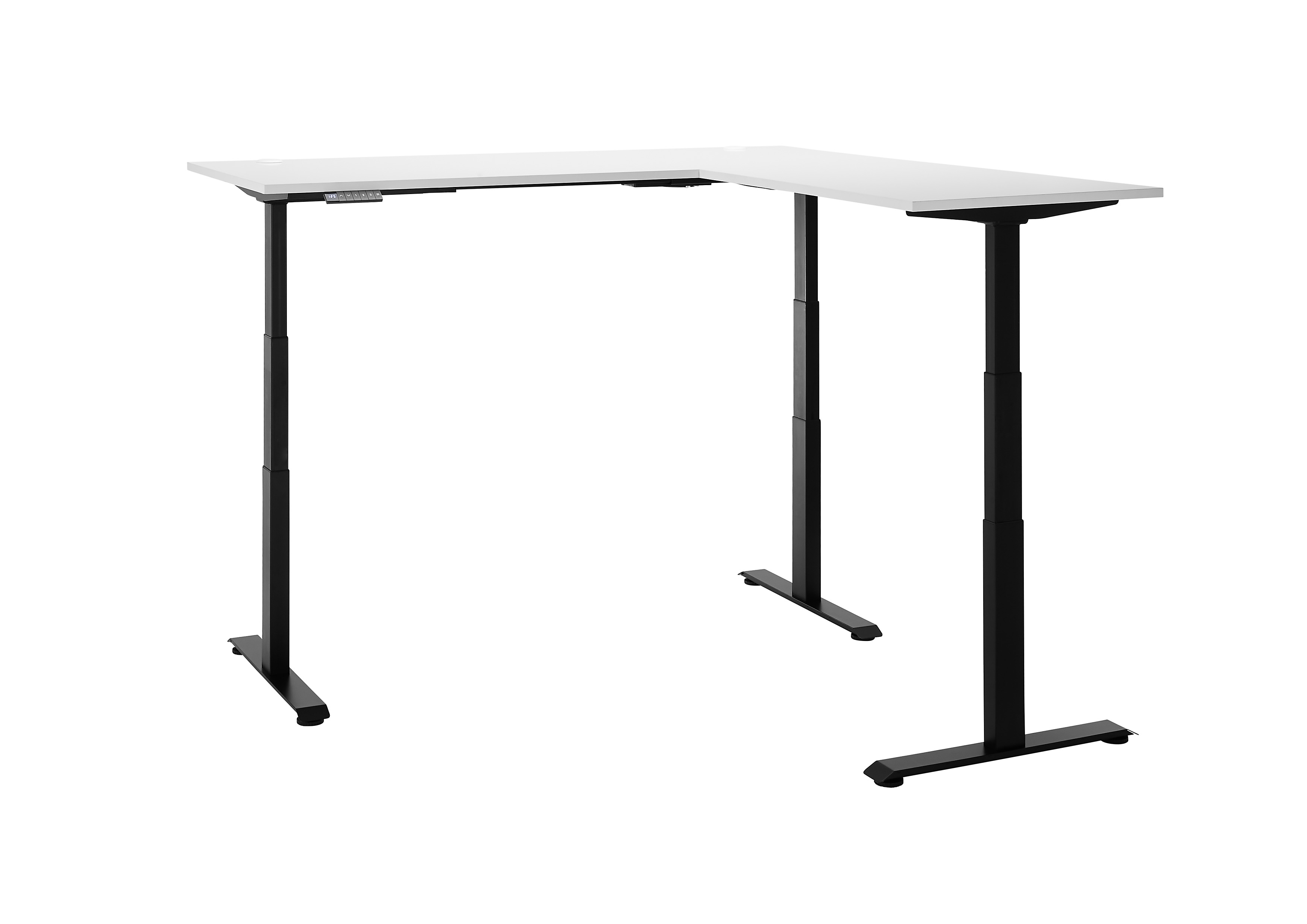 Eckschreibtisch-Set, höhenverstellbar - MyStyle 7000