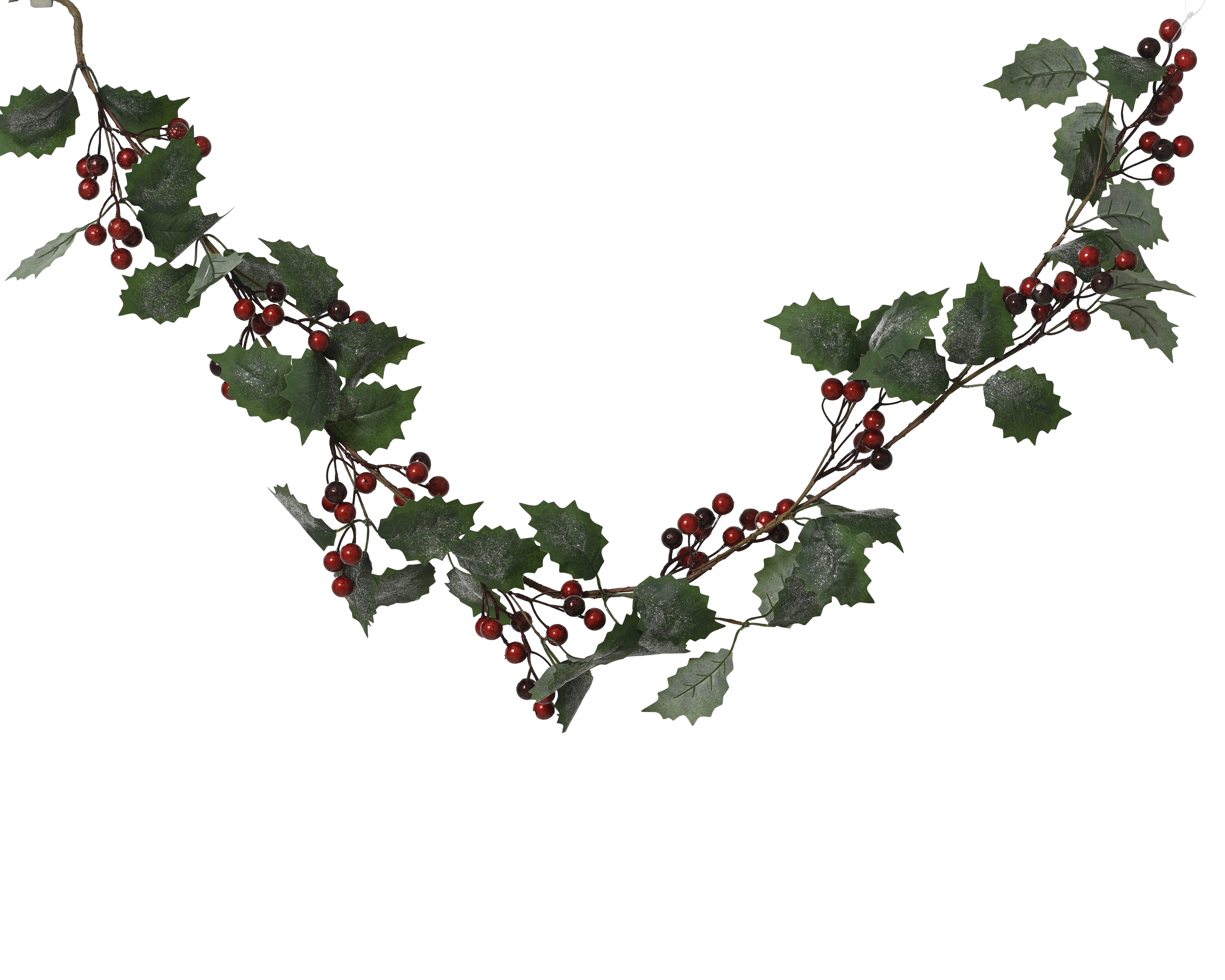 Girlande Ilex - rot, L10.00-W10.00-H130.00cm