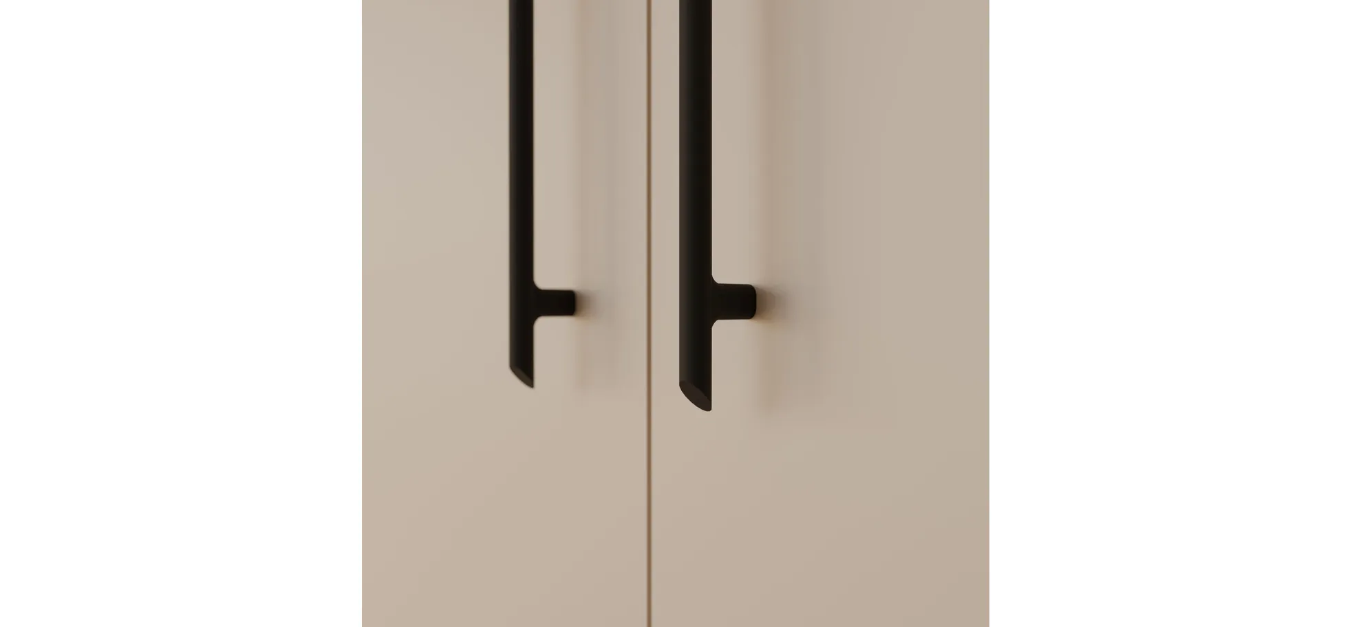 Drehtürenschrank, Dekor sand - Fathie