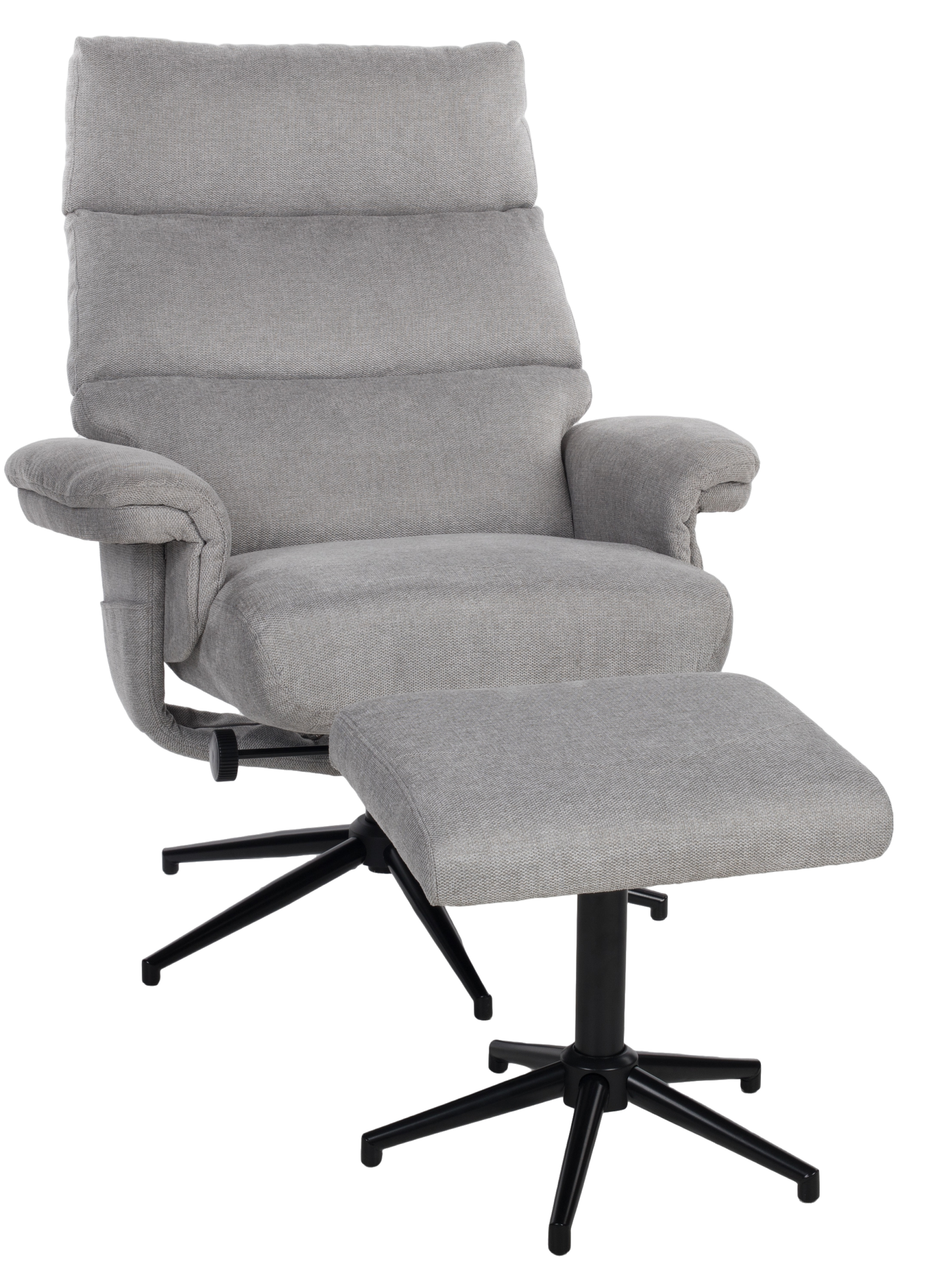 Relax-, TV-Sessel mit Funktion, steingrau - 14435