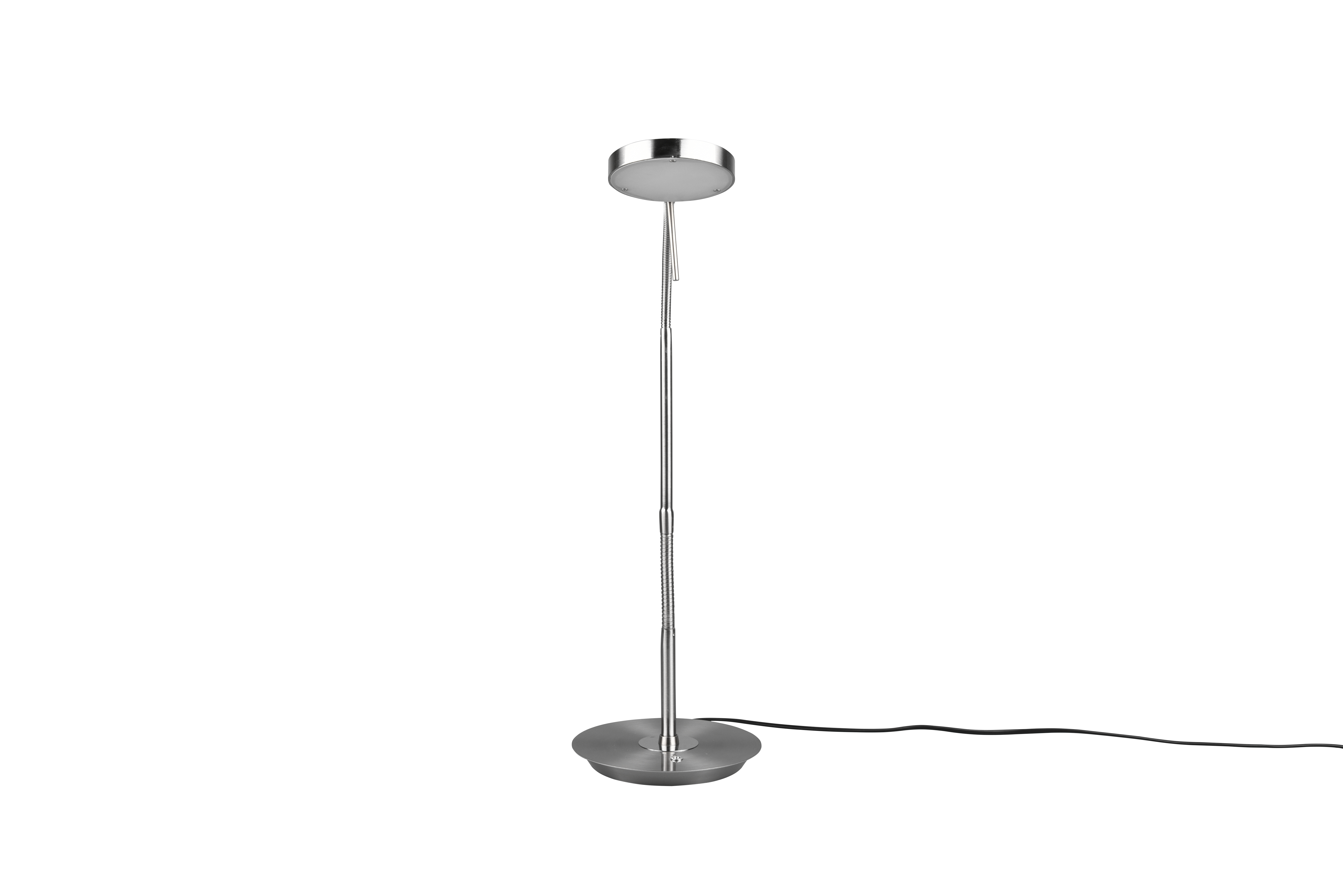 Tischleuchte Monza - 1flg., Metall/Nickel matt,19x57x46cm