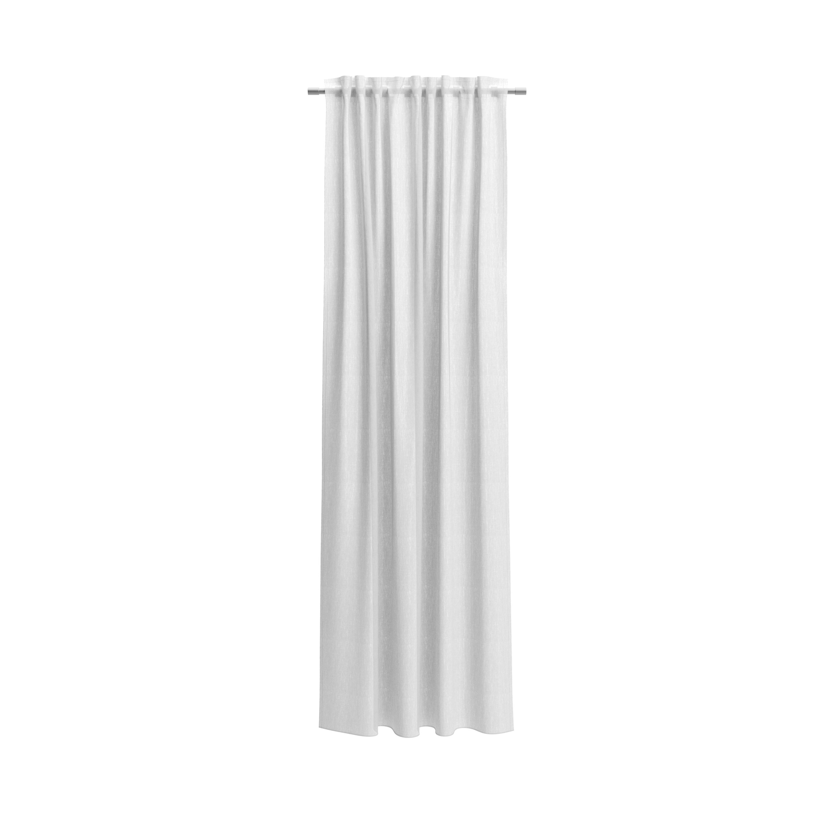 Schlaufenschal Lucia, 145x245cm - 100% polyester, semitransparent uni, wollweiß