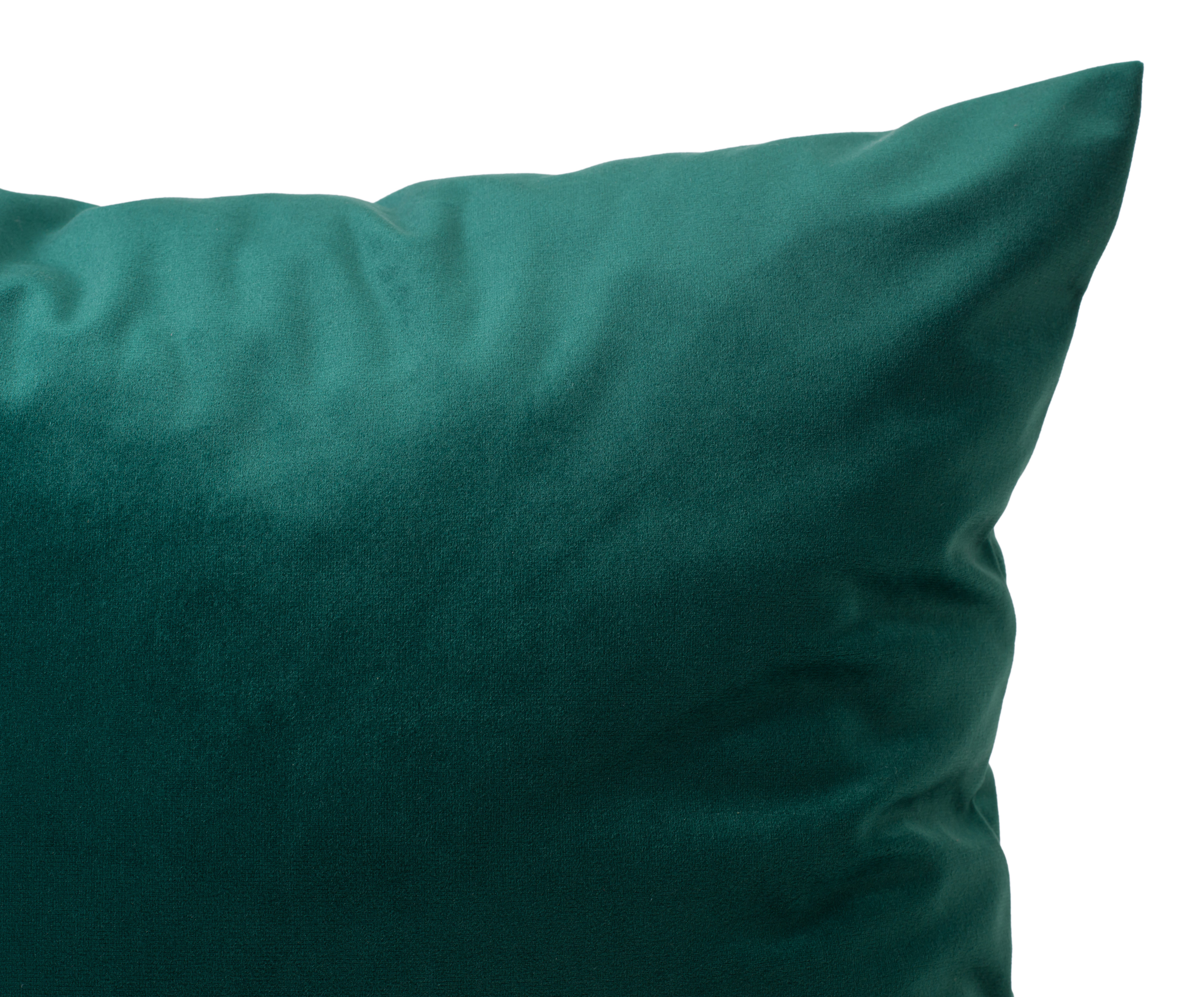 Kissenhülle California, samtoptik - 100% polyester, 50x50cm, dunkelgrün