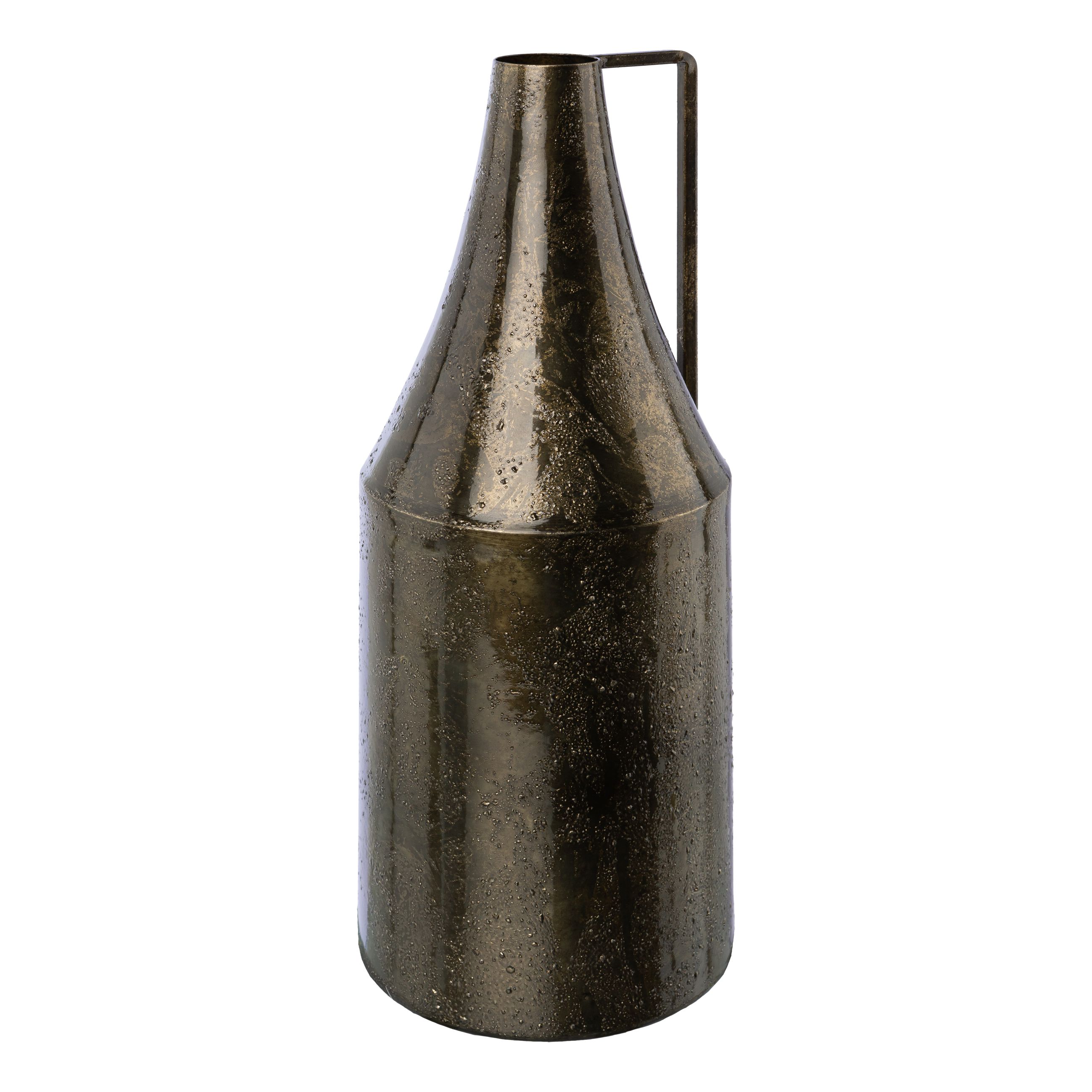 Vase - Metall Vase m. Henkel JUSSI, 29x10x10cm