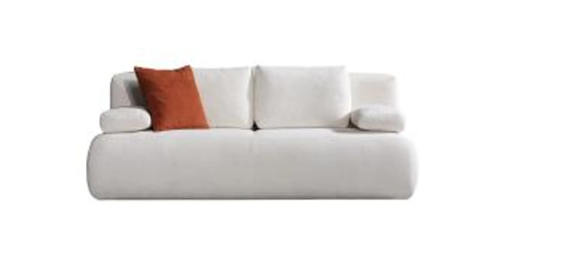 Schlafsofa EM Sintra - Schlaffunktion mit Bettkasten, Stoff, Natur