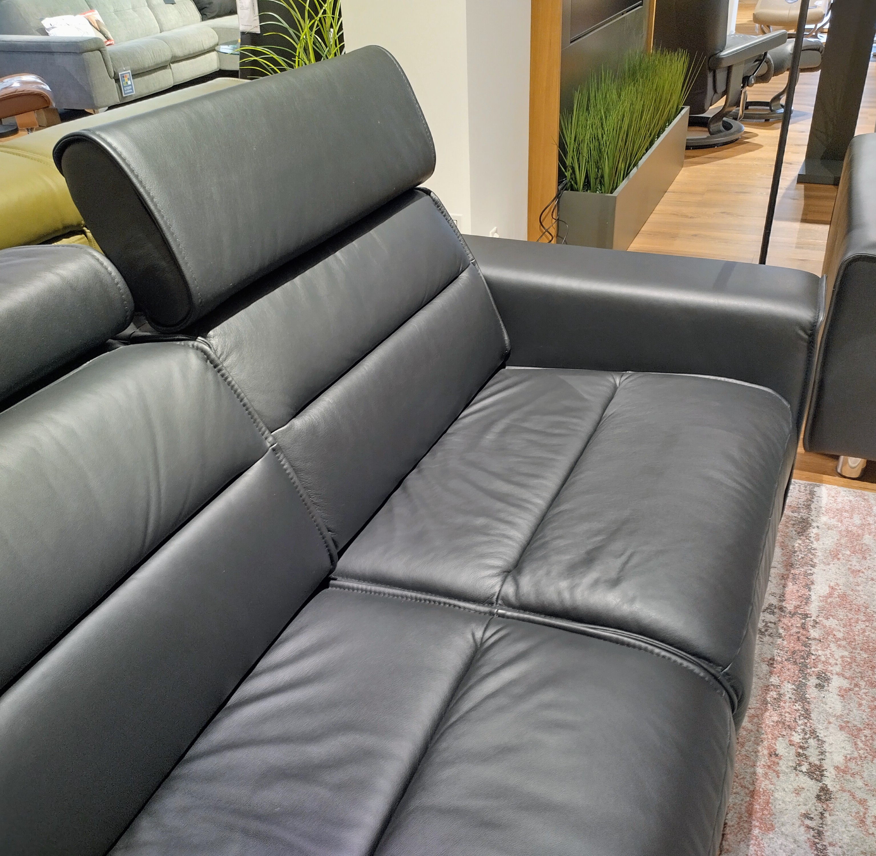 Sofa 2,5-sitzig, Leder  - Emily