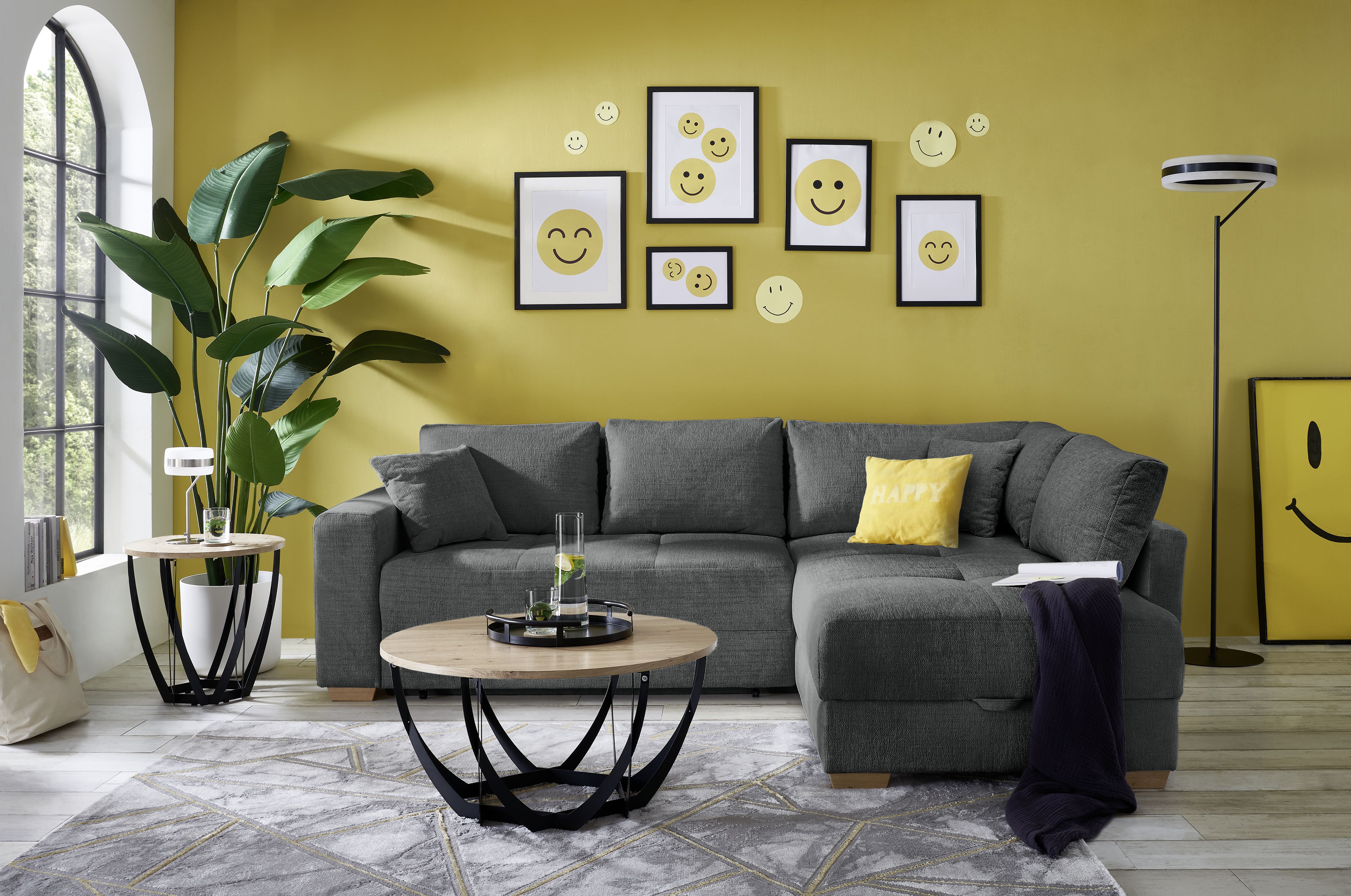 Ecksofa Jyte, Kaltschaumtopper - Jyte