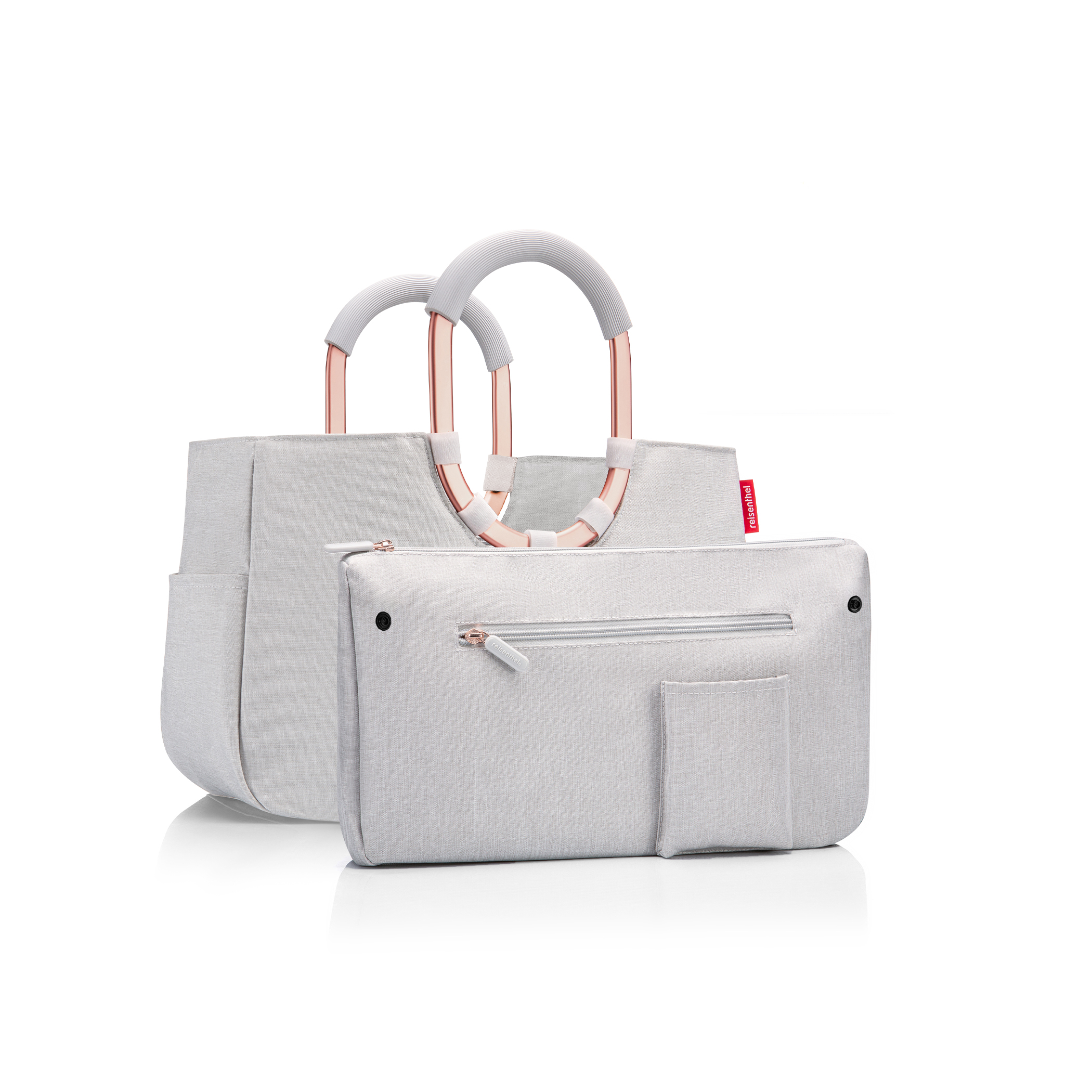 reisenthel, loopshopper M - frame twist sky rose