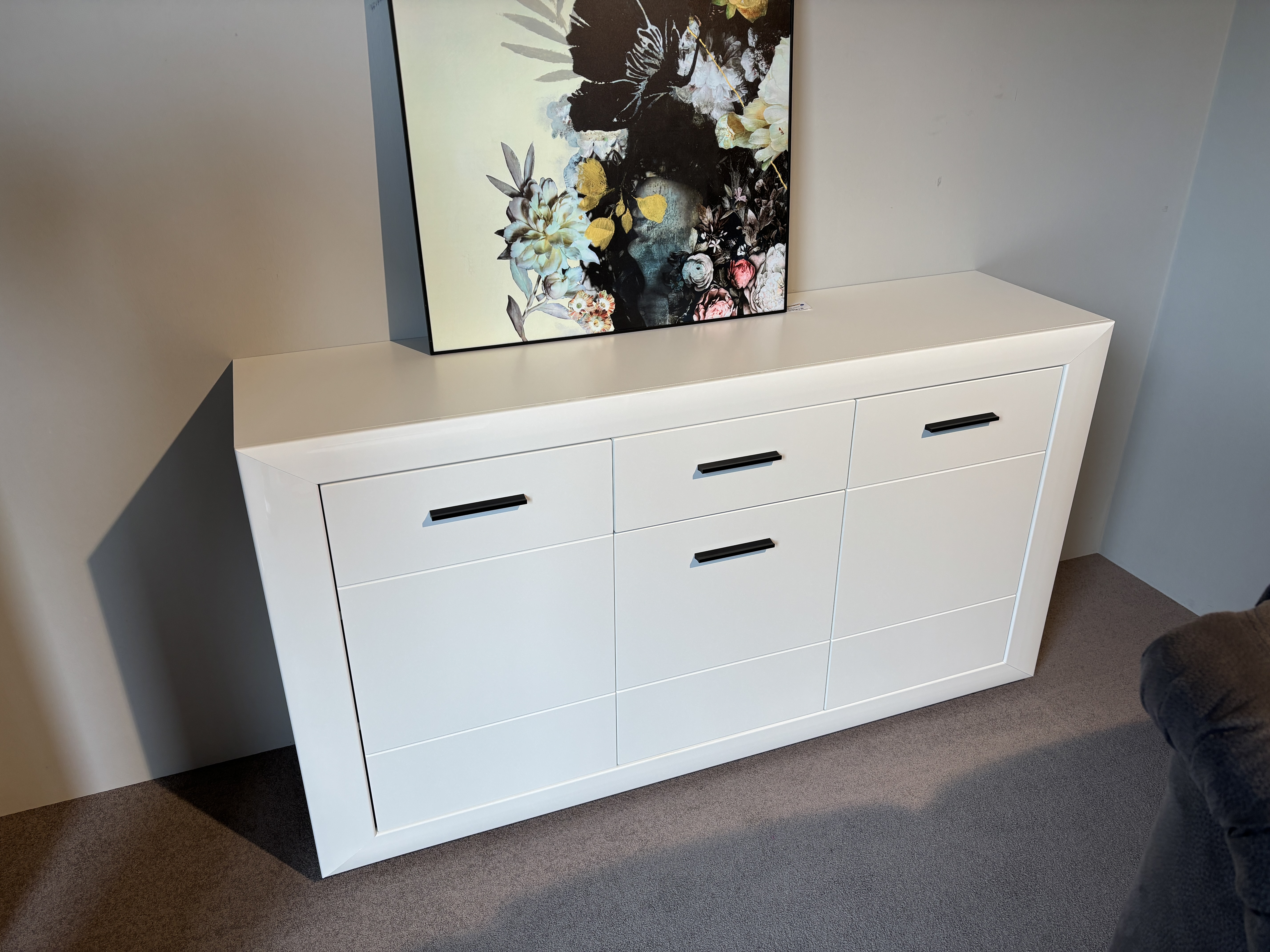 Kommode, Front MDF weiß hochglanz - MyTogo497