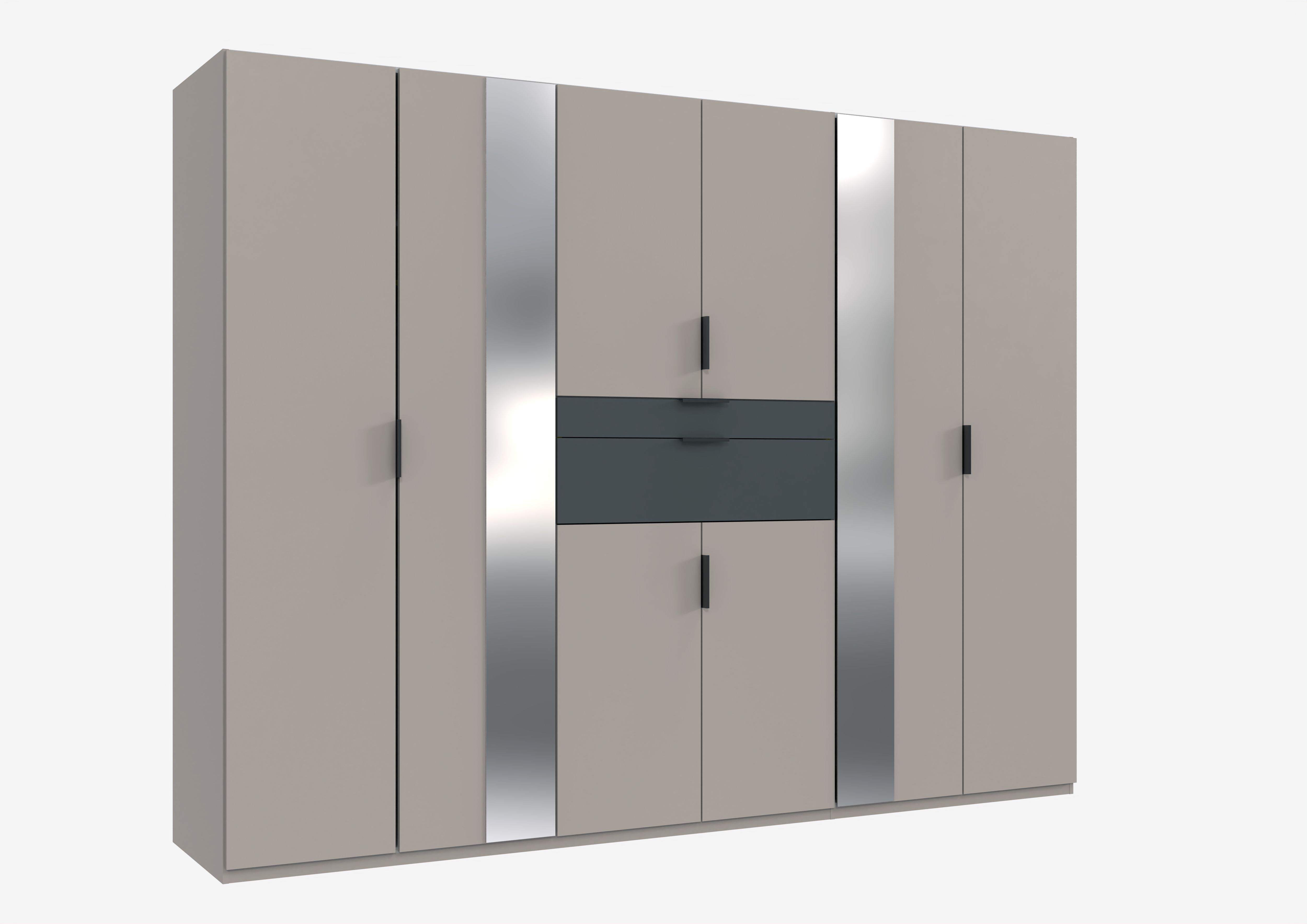 Drehtürenschrank, saharagrau - MyStyle 3074