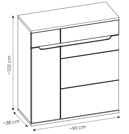 Schuhschrank, Kaschmir - Waranya