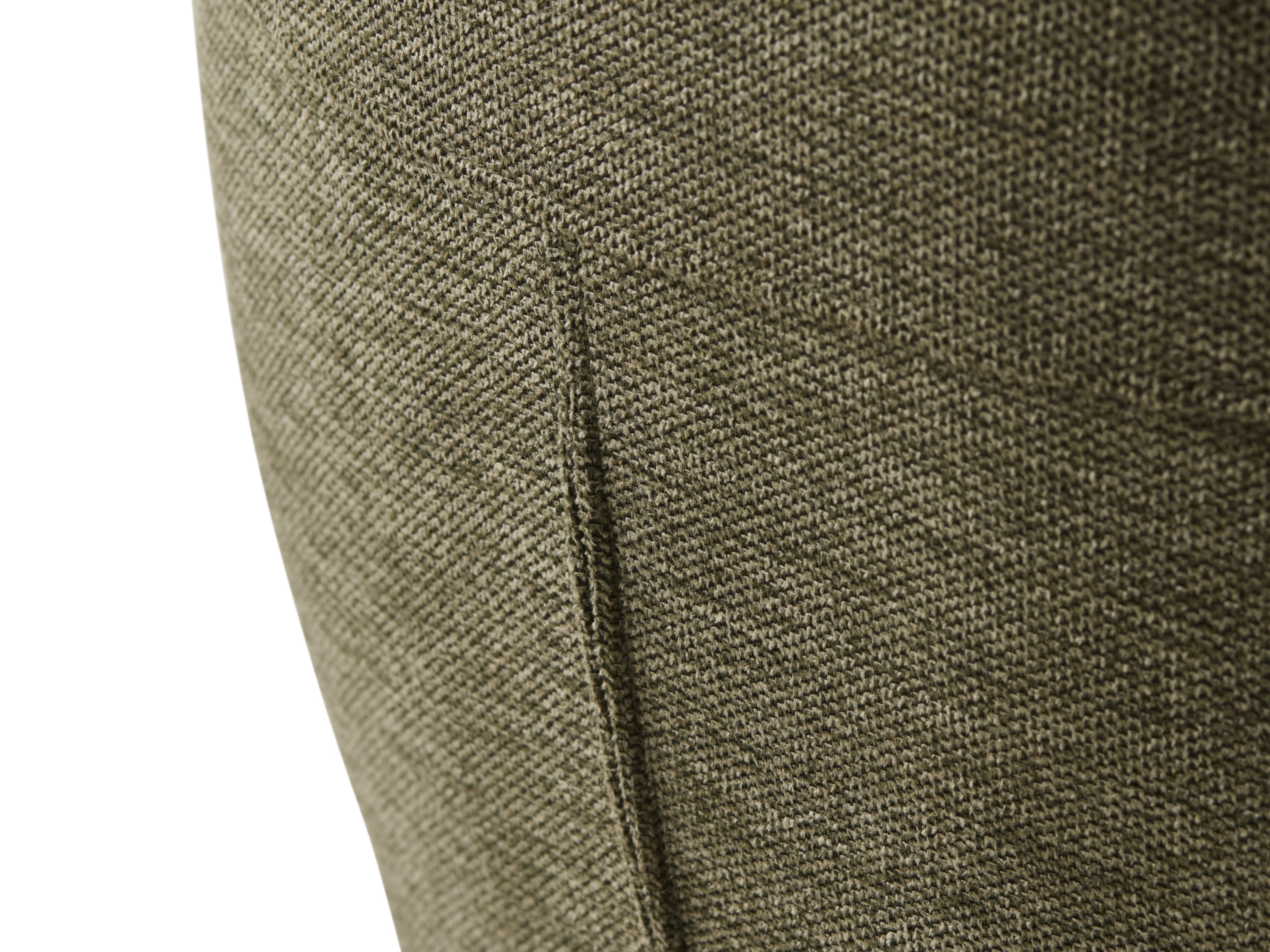 Armlehnstuhl, drehbar, Bouclé Olivgrün - Ulima