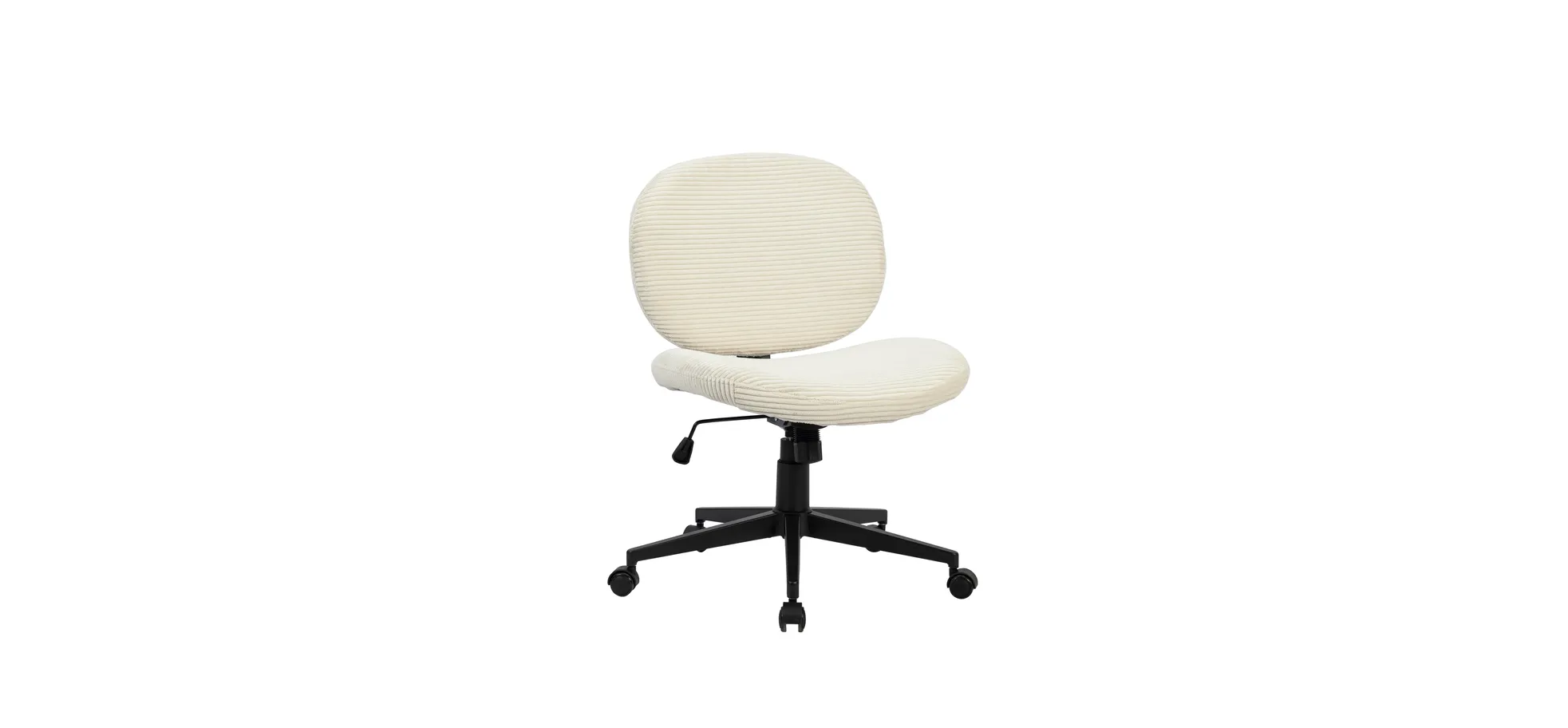 Drehstuhl, Cord creme - Deele