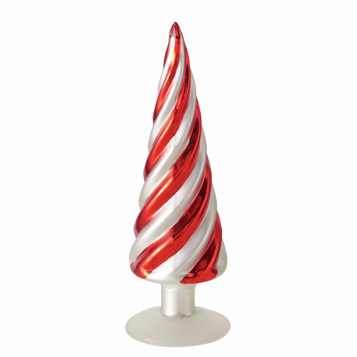 Dekoaufsteller Dalio, Weihnachtsbaum - H 25,00 cm, Glas lackiert