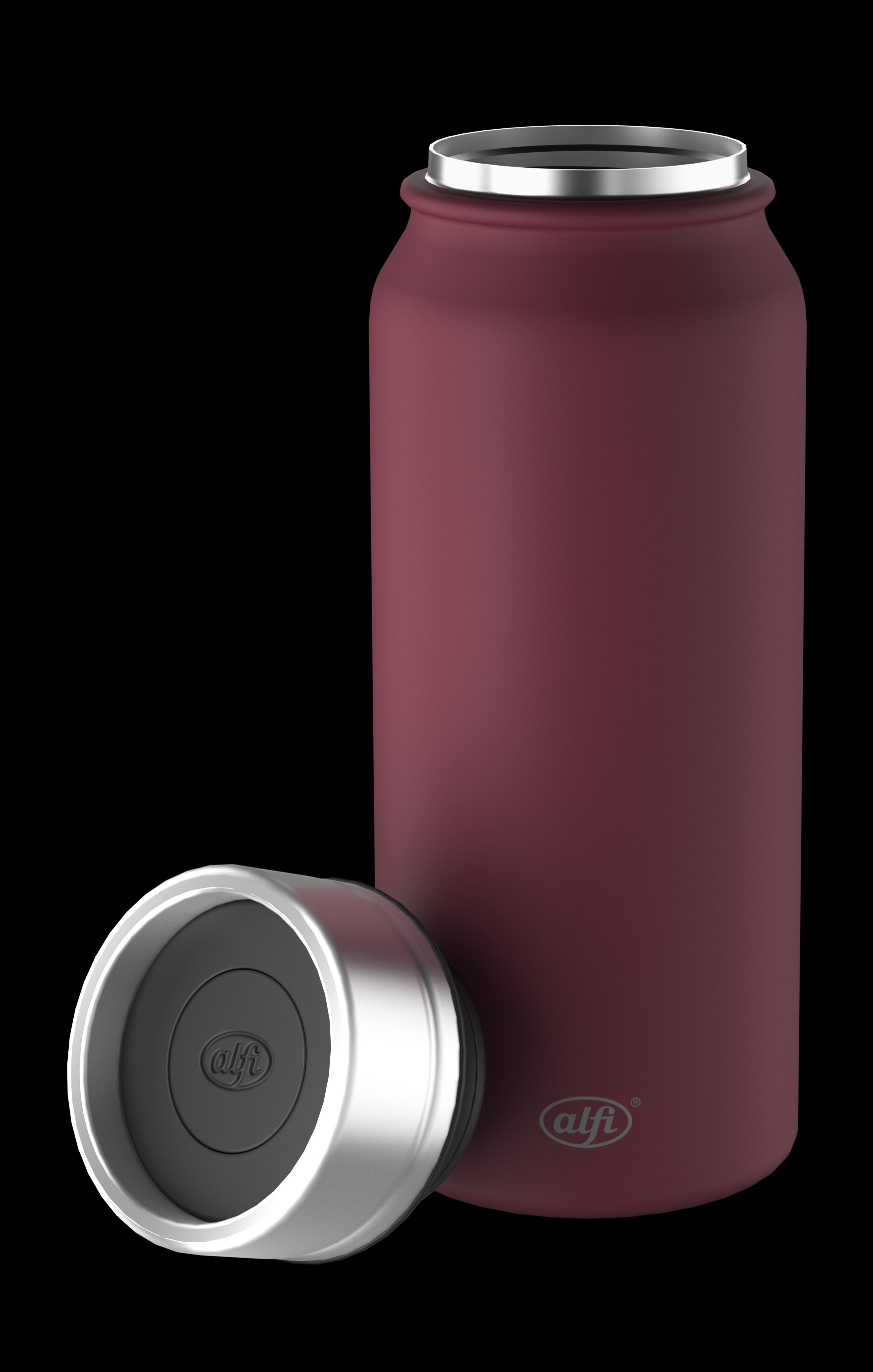 Isolier-Trinkbecher dark berry mat 0,5l - PURE DRINKING MUG