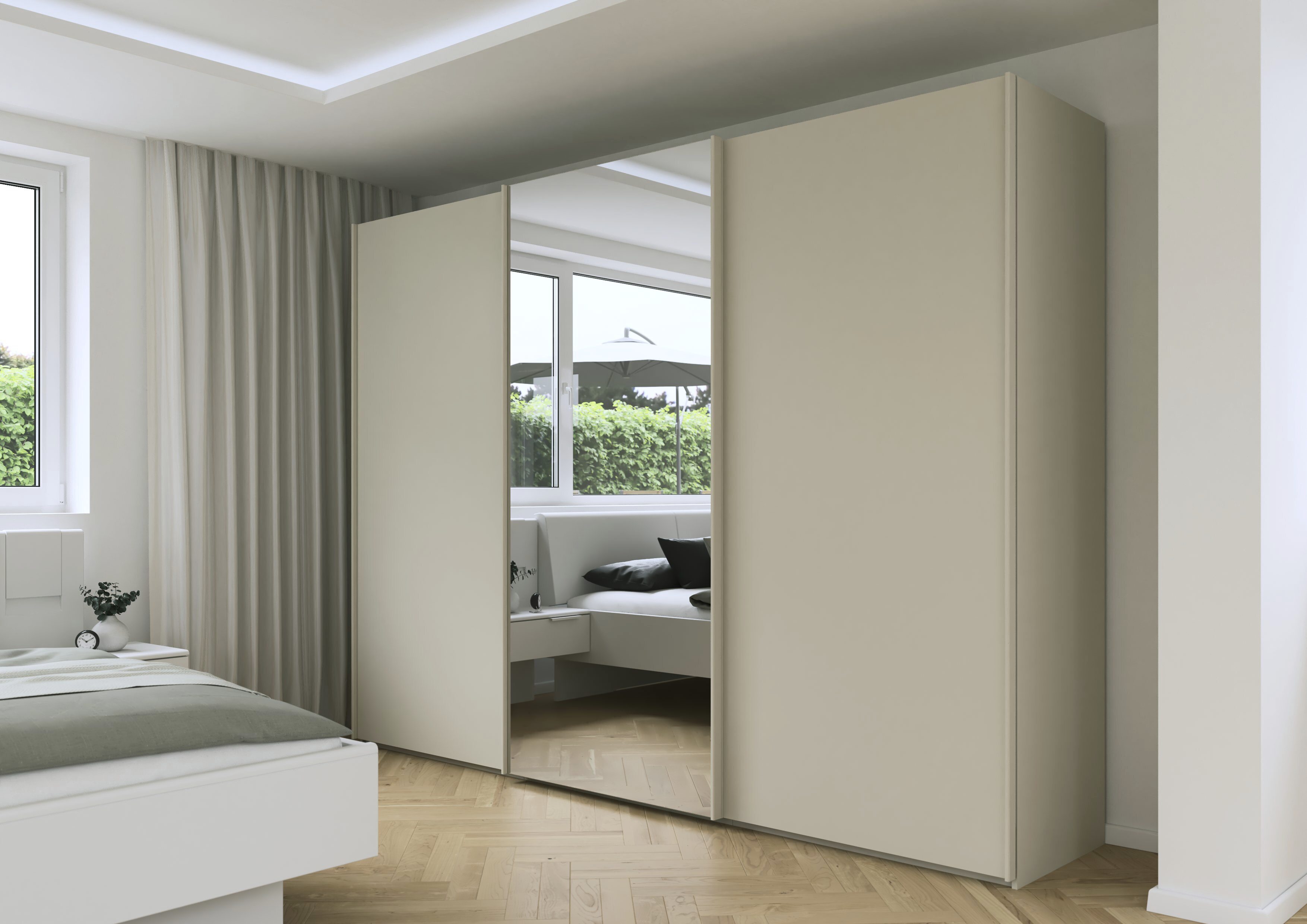 Schwebetürenschrank, champagner - MyStyle 3092