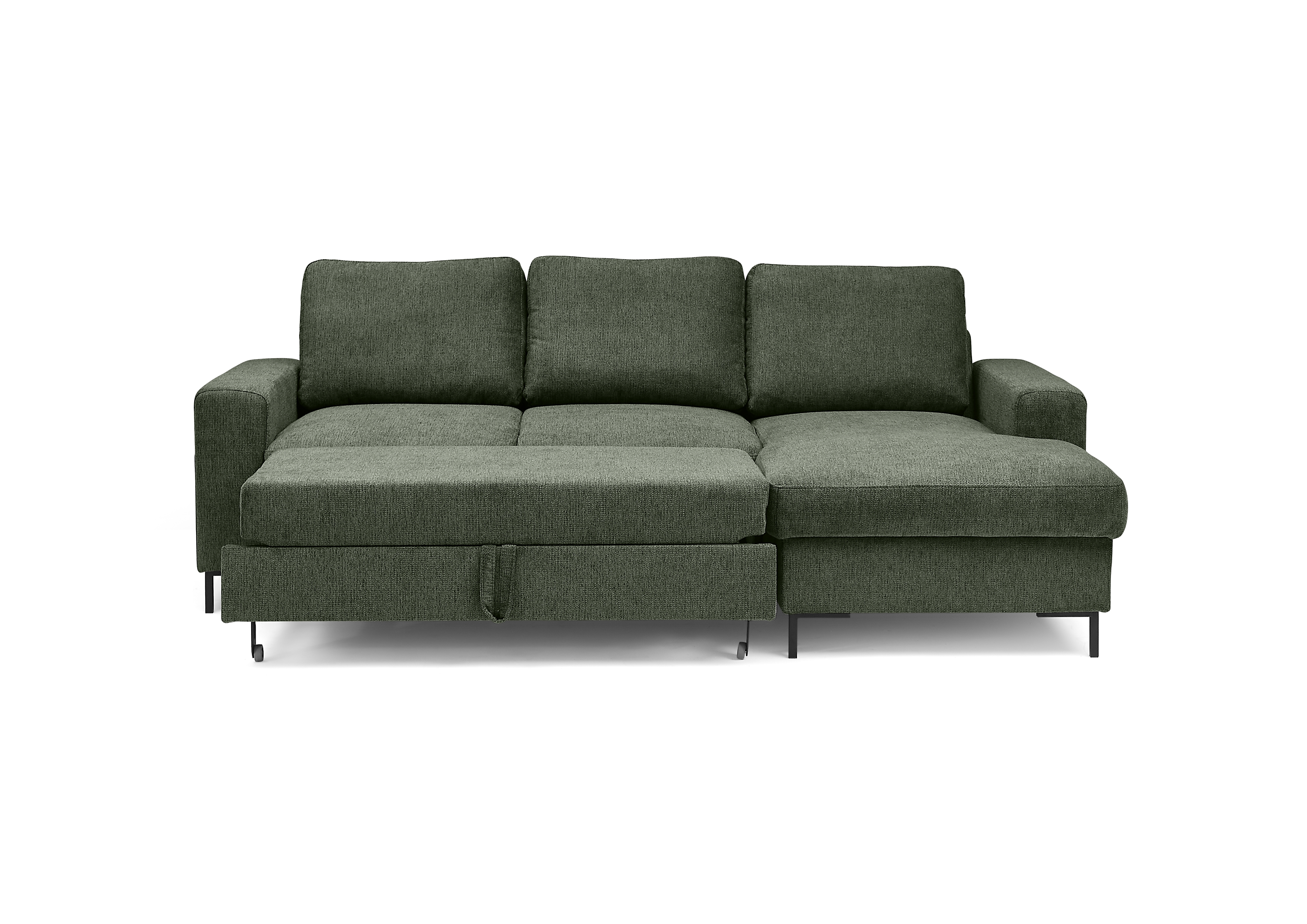 Ecksofa, winter-moos - Sanya