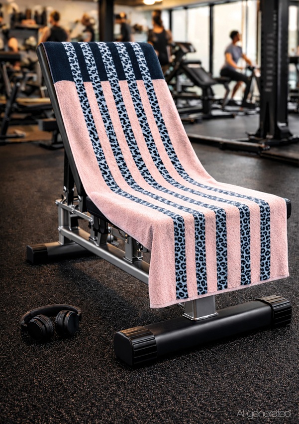 Fitnesstuch Sport, ca. 50x130cm, pink - Fitness- & Gym-Towel