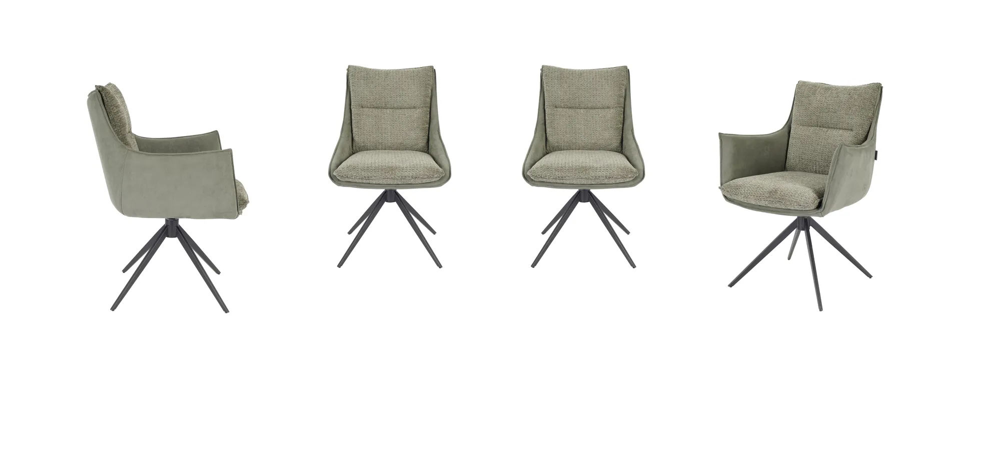 Stuhl, Bezug Winter moos/Retrobliss - Mandy