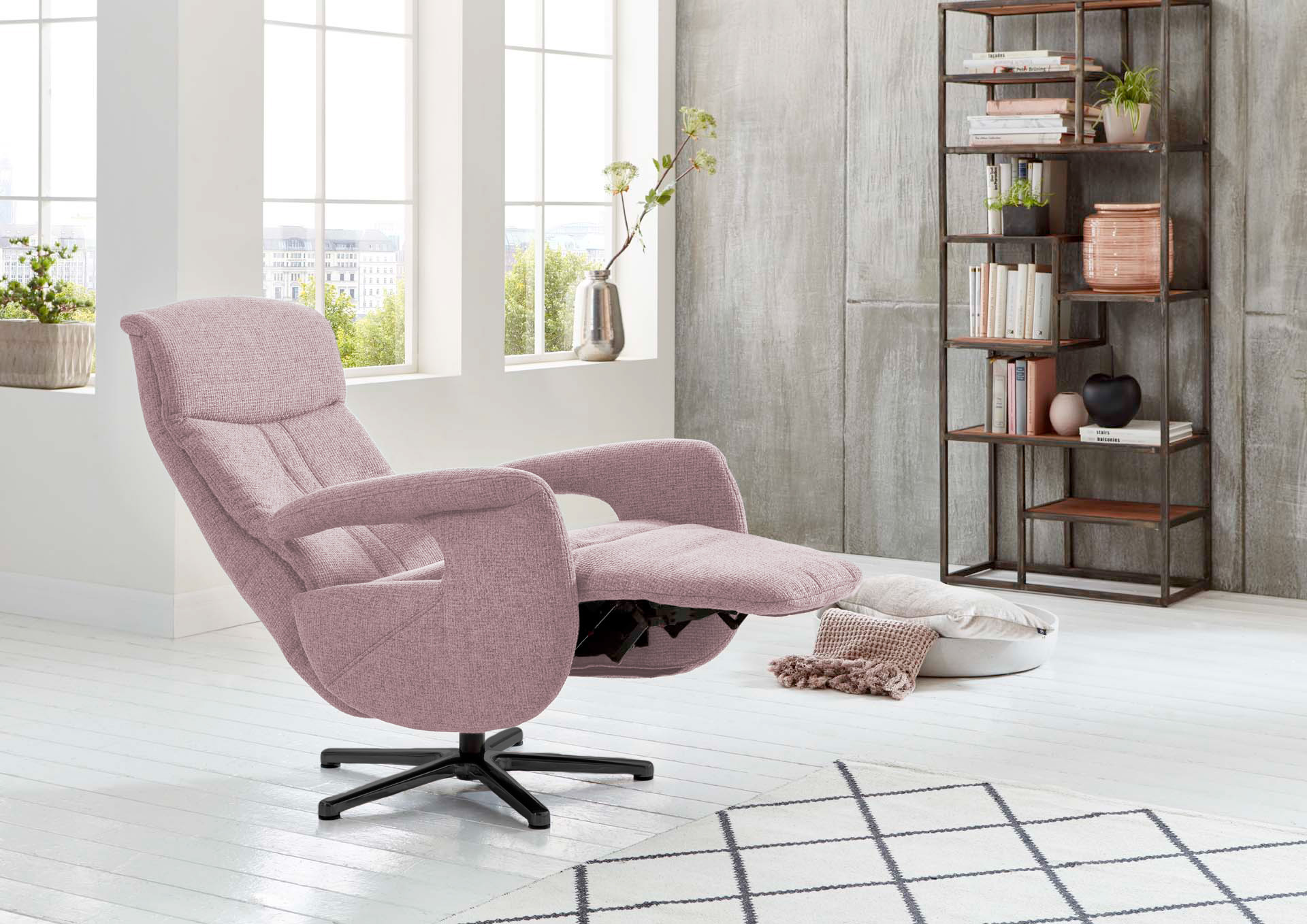 Sessel, Bezug rosa - MyStyle 2219